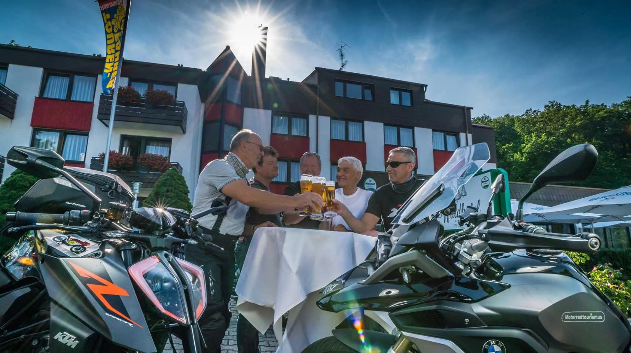 Balcony/Terrace in Waldhotel Eisenberg