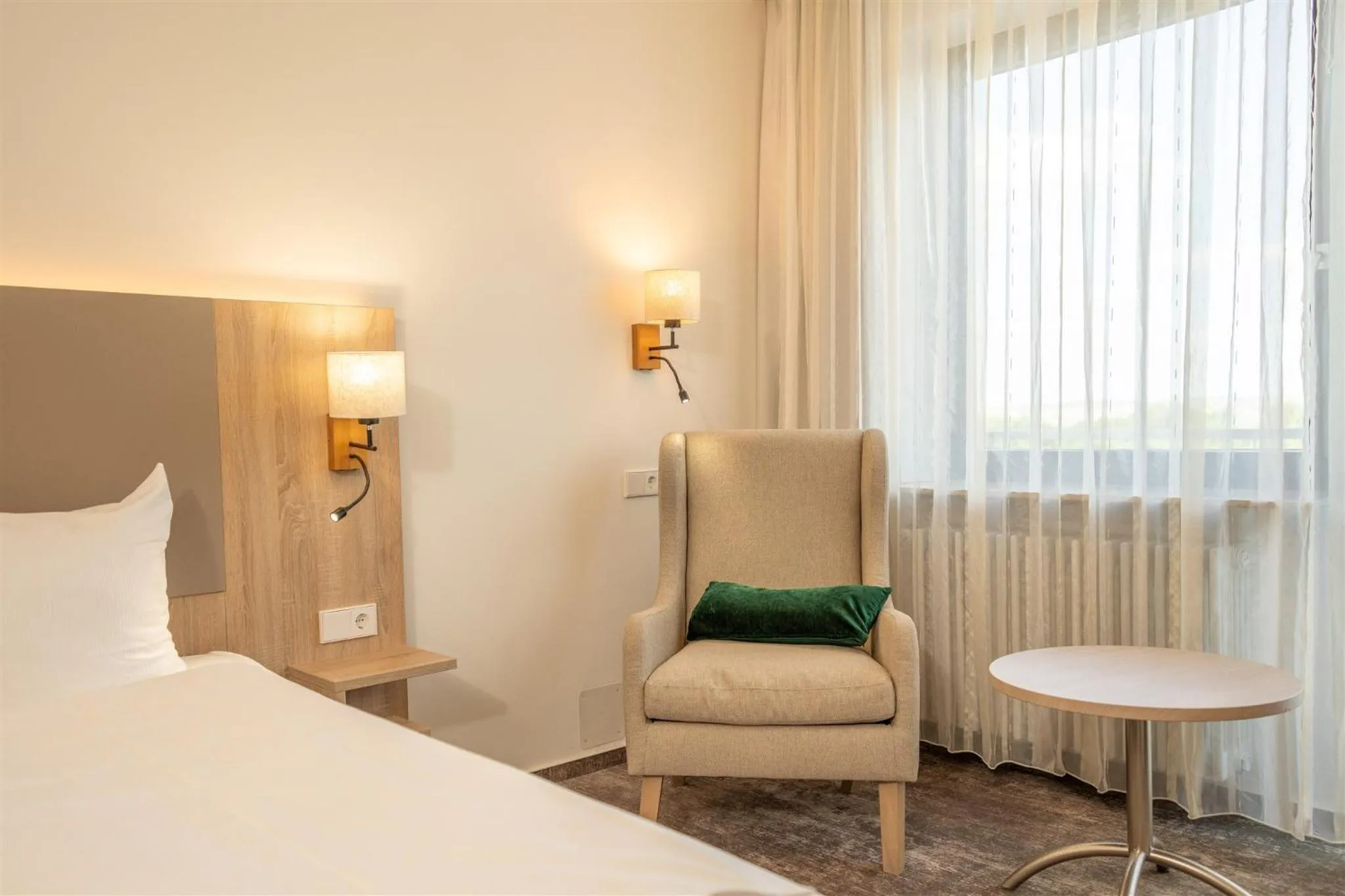 Photo of the whole room, Bed in Waldhotel Eisenberg