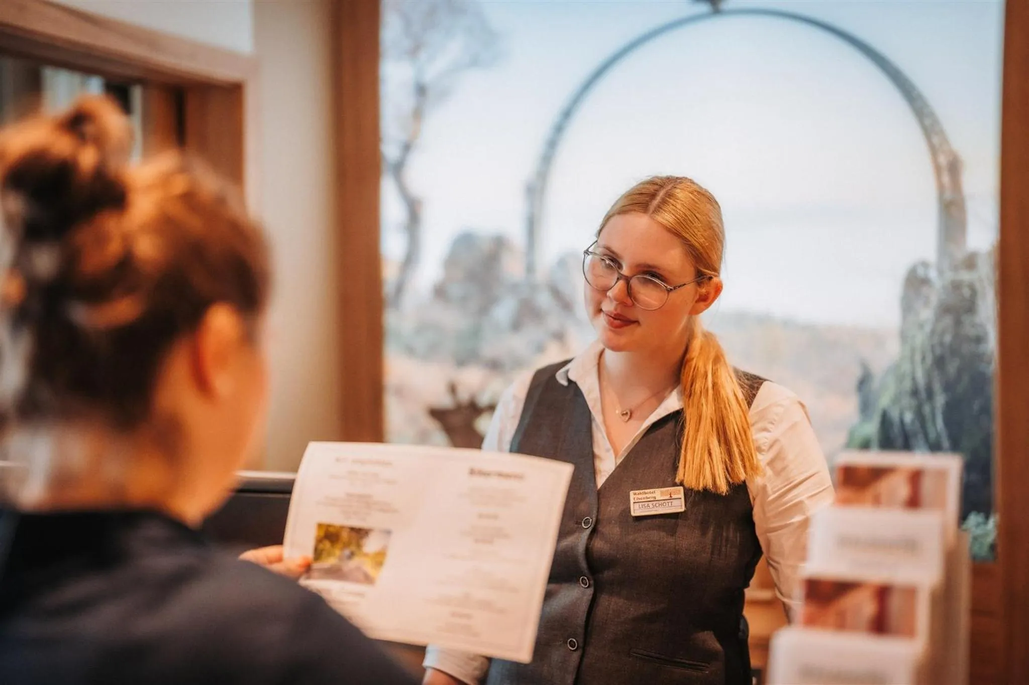Lobby or reception in Waldhotel Eisenberg