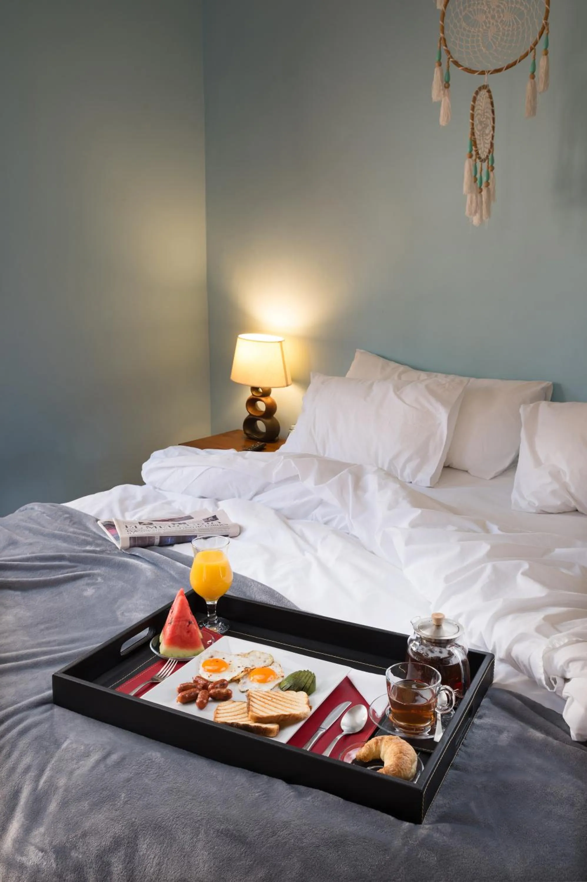 Bed in Esencia Hotel Boutique