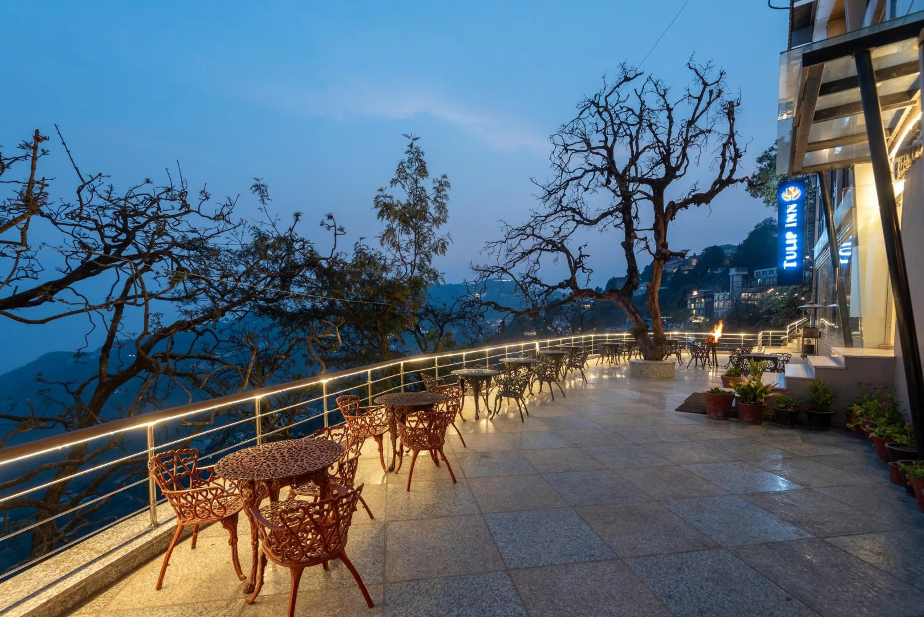 Balcony/Terrace in Tulip Inn Green Castle Mall road