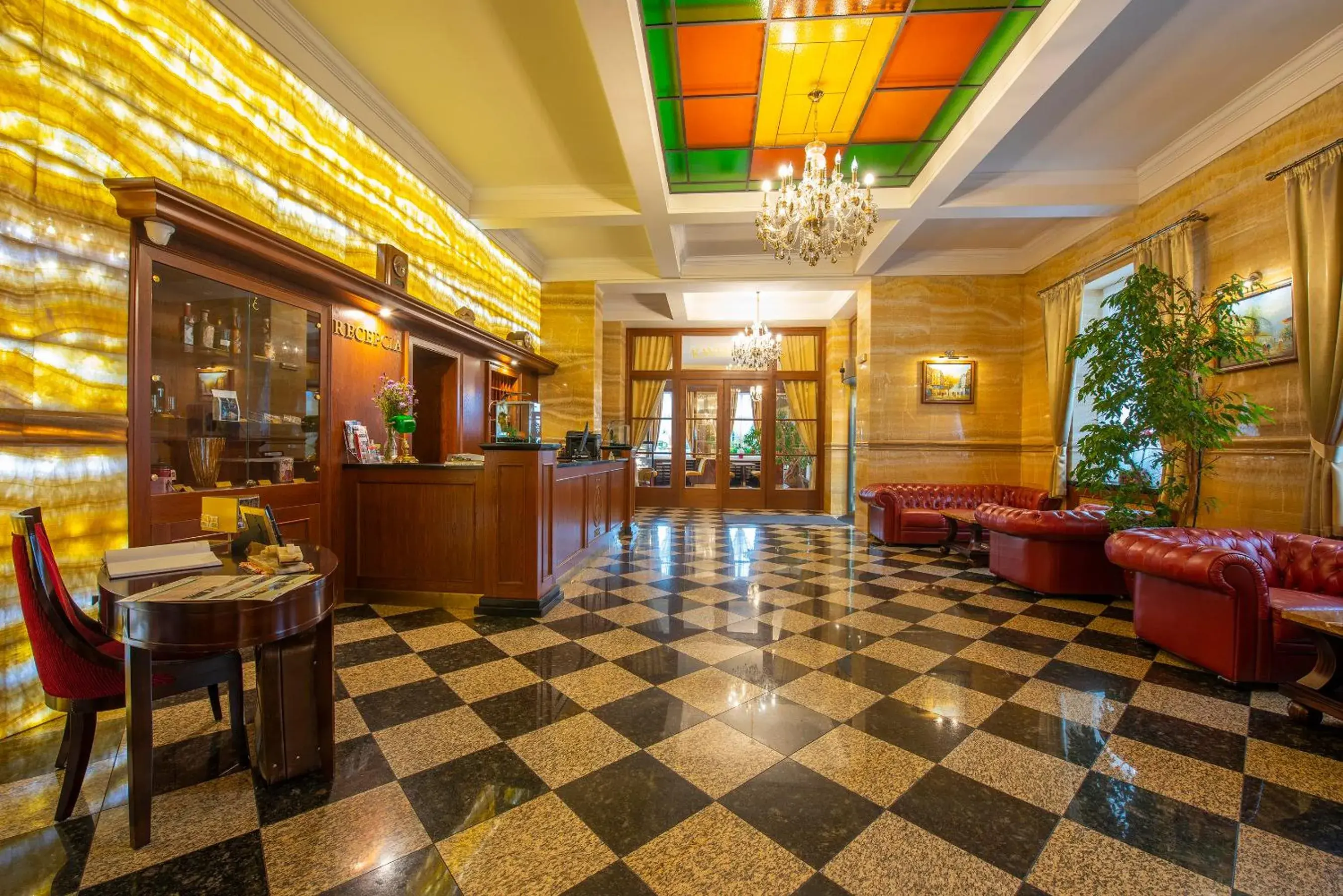 Lobby or reception in Hotel Europa Lobby or reception in Hotel Europa