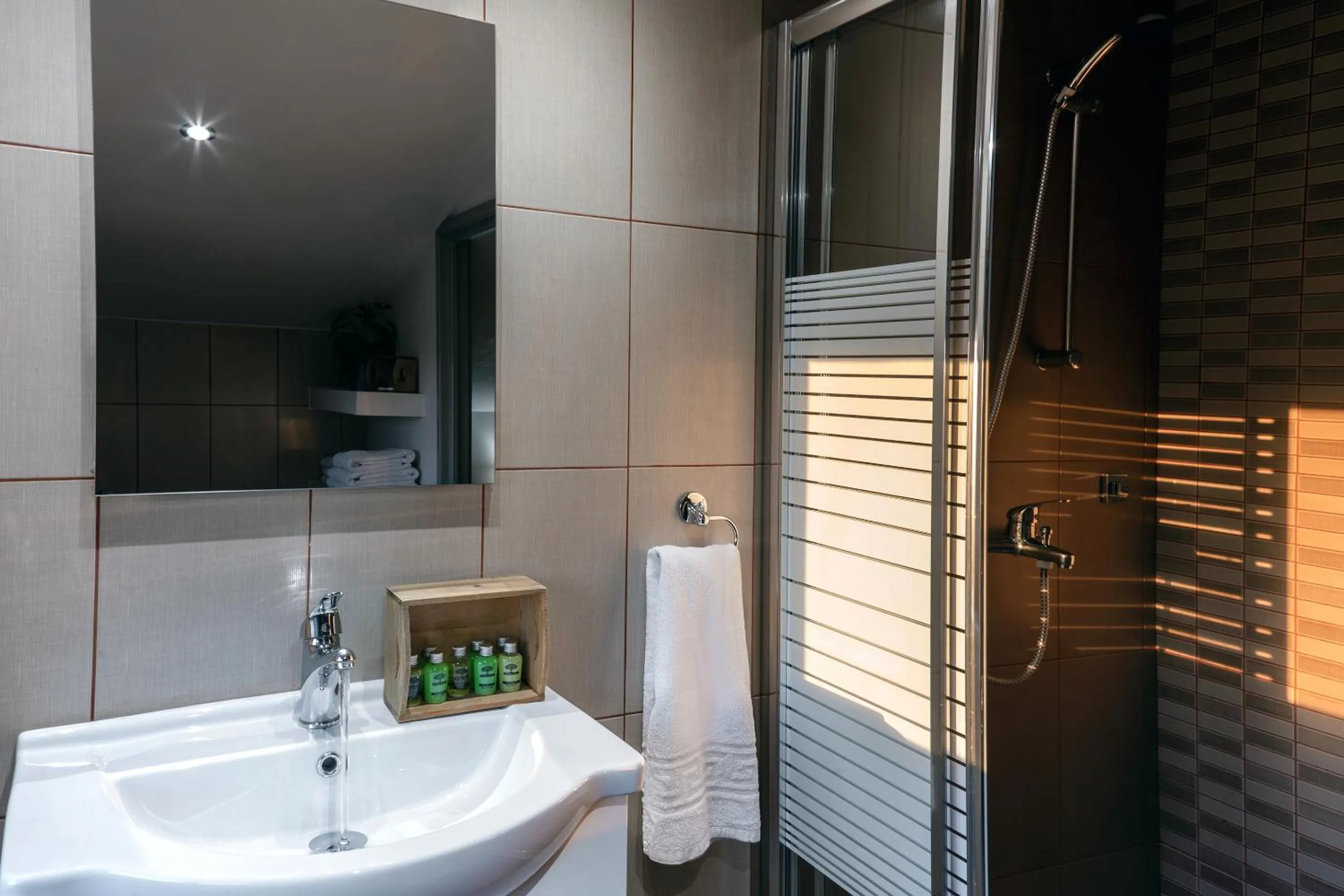 Shower in Jo Marinis Rooms