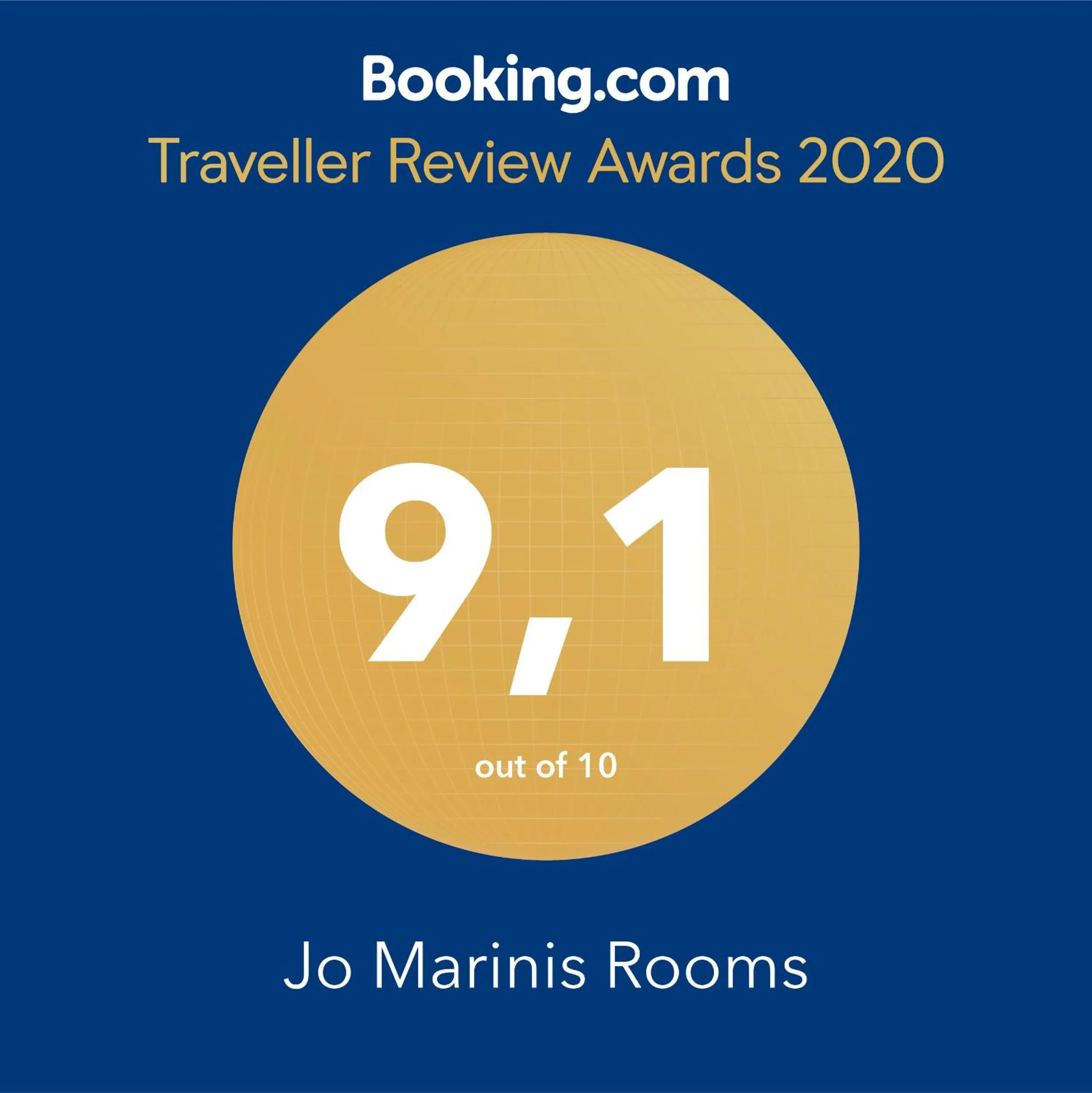 Logo/Certificate/Sign in Jo Marinis Rooms