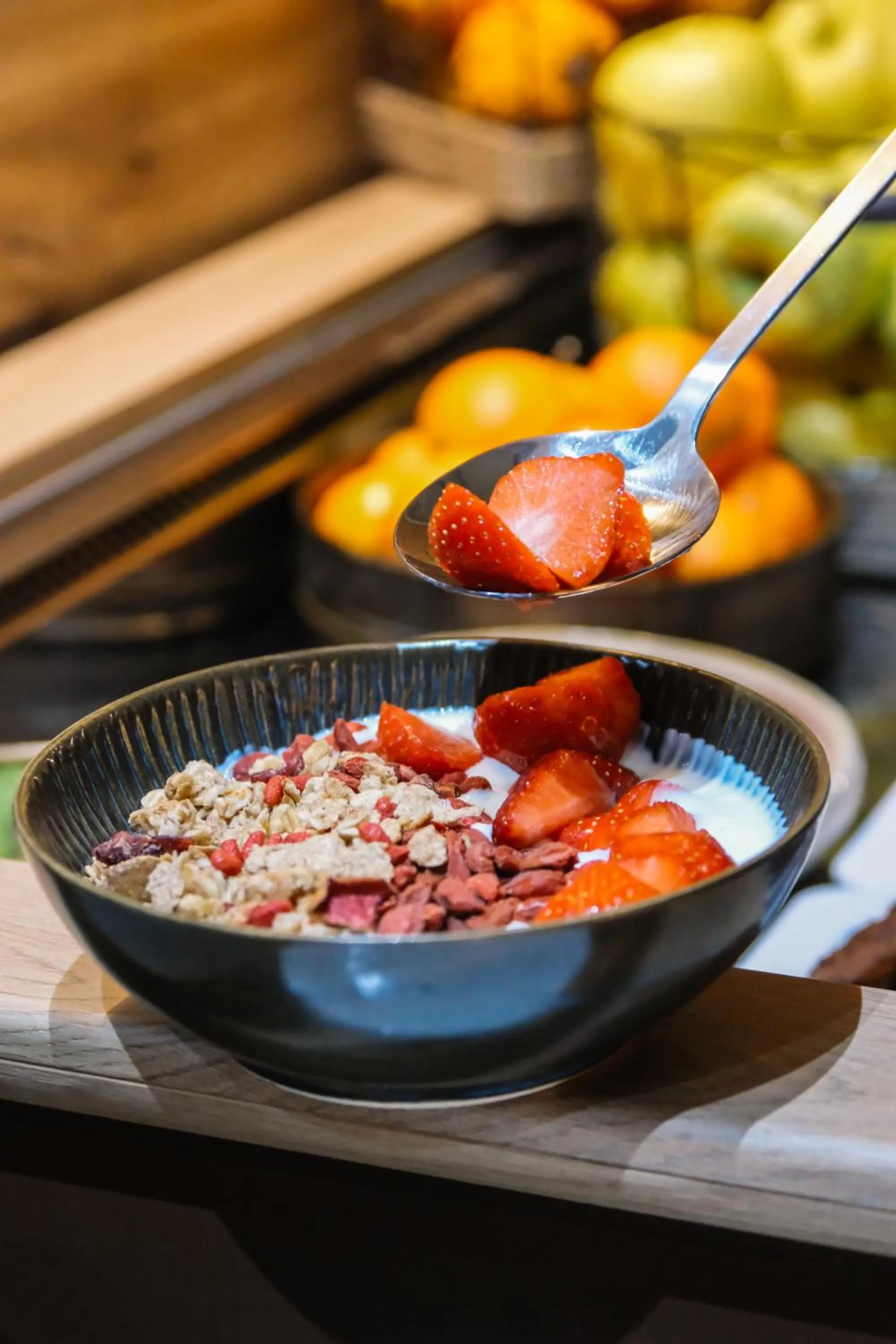 Buffet breakfast in Aria Life Hotel Pinzolo