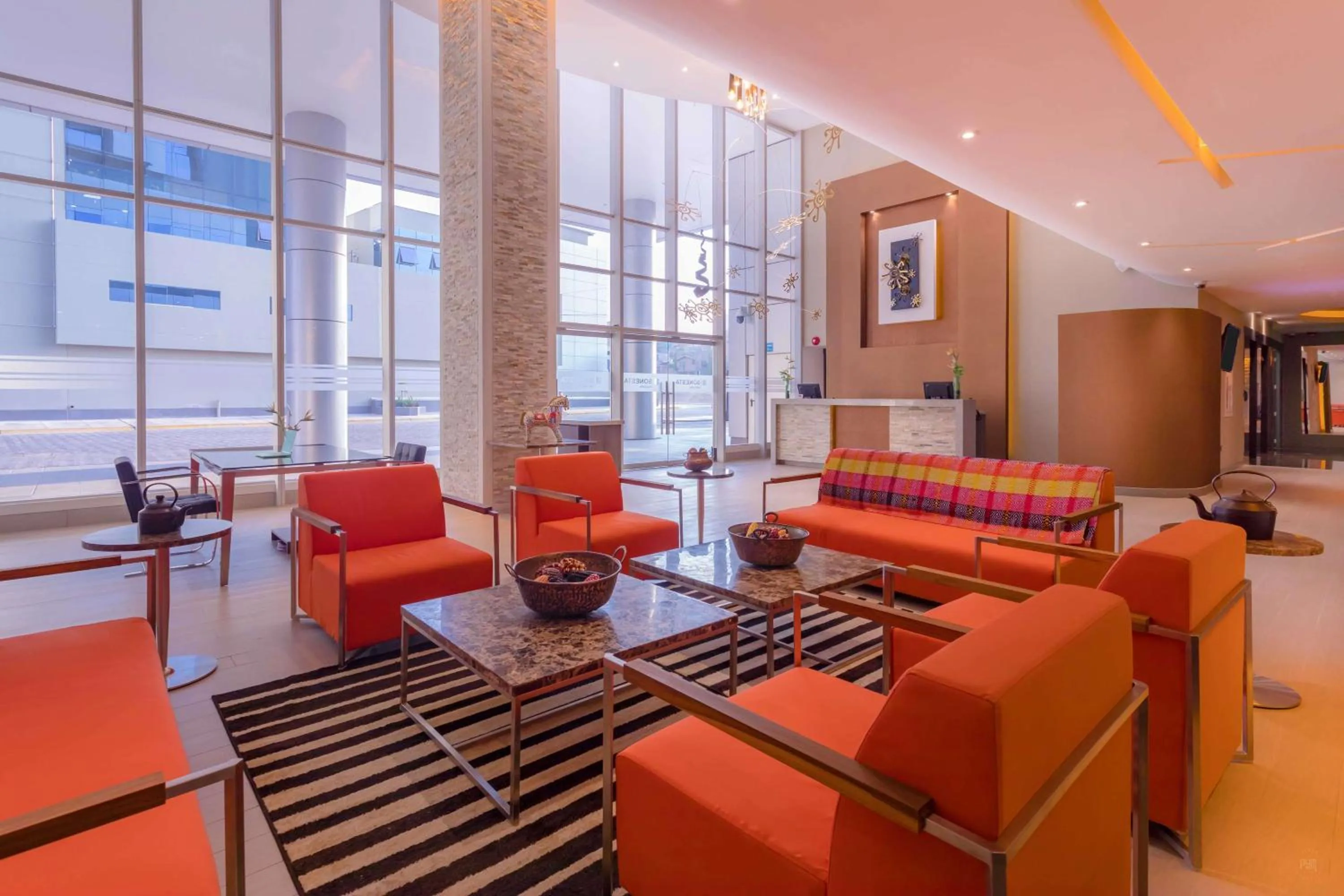 Lobby or reception in Sonesta Hotel Arequipa