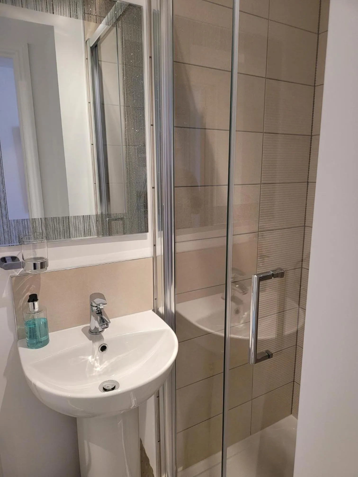 Shower in Atlantic Seafront