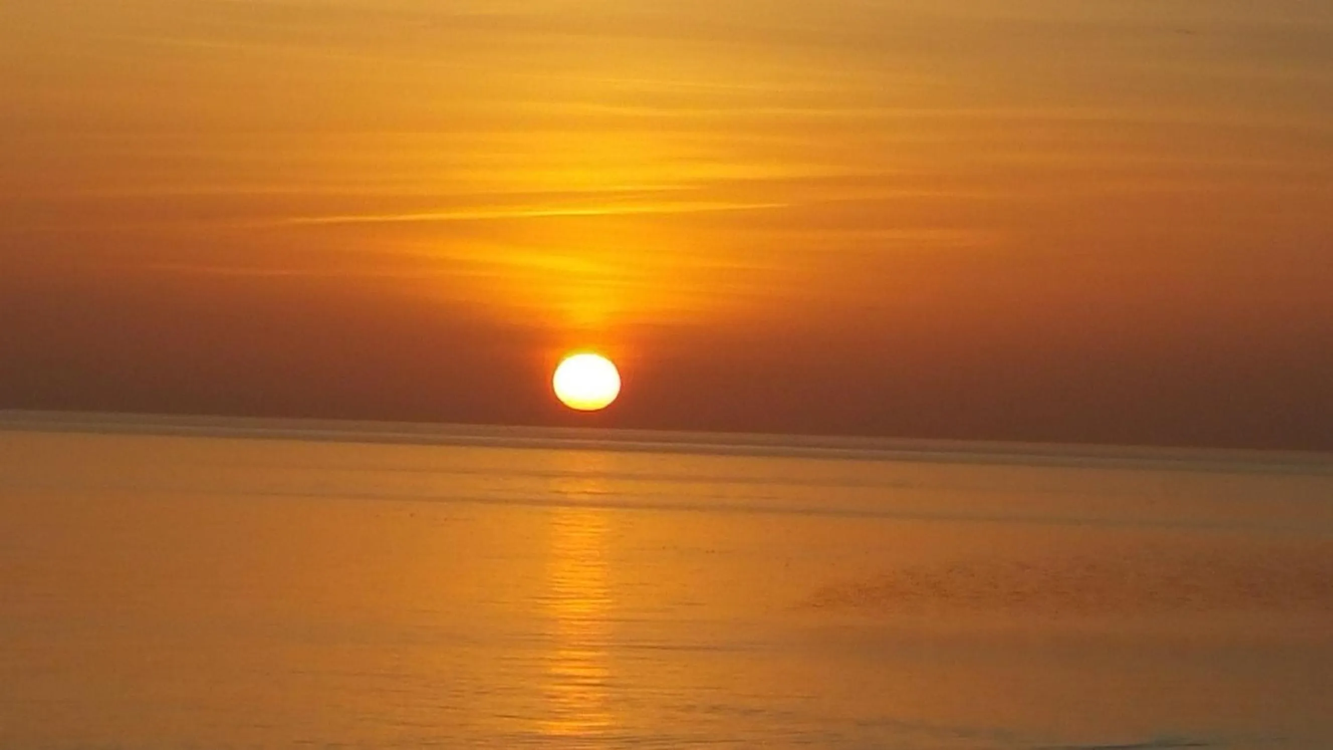 Sunset in Atlantic Seafront