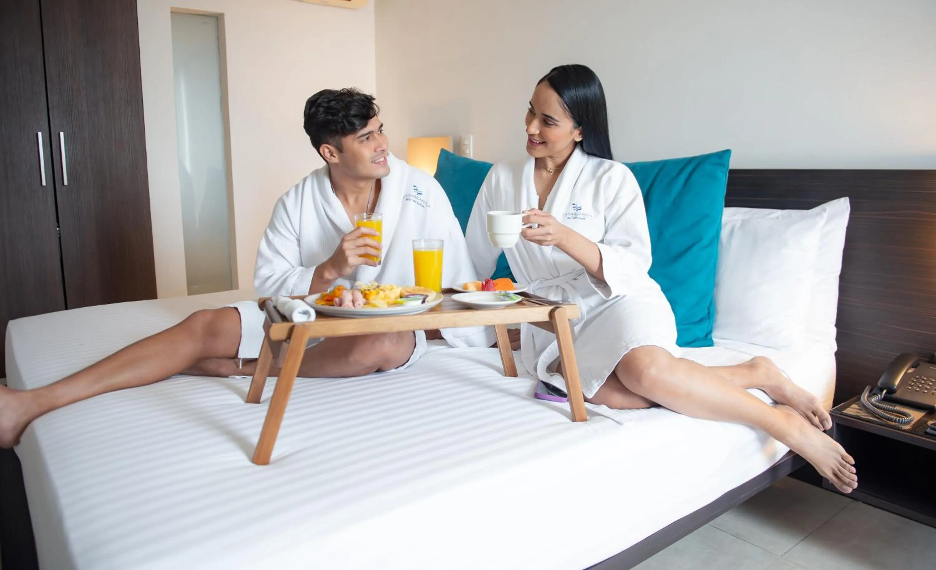 Property building, Bed in Hotel CasaBlanca Cucuta