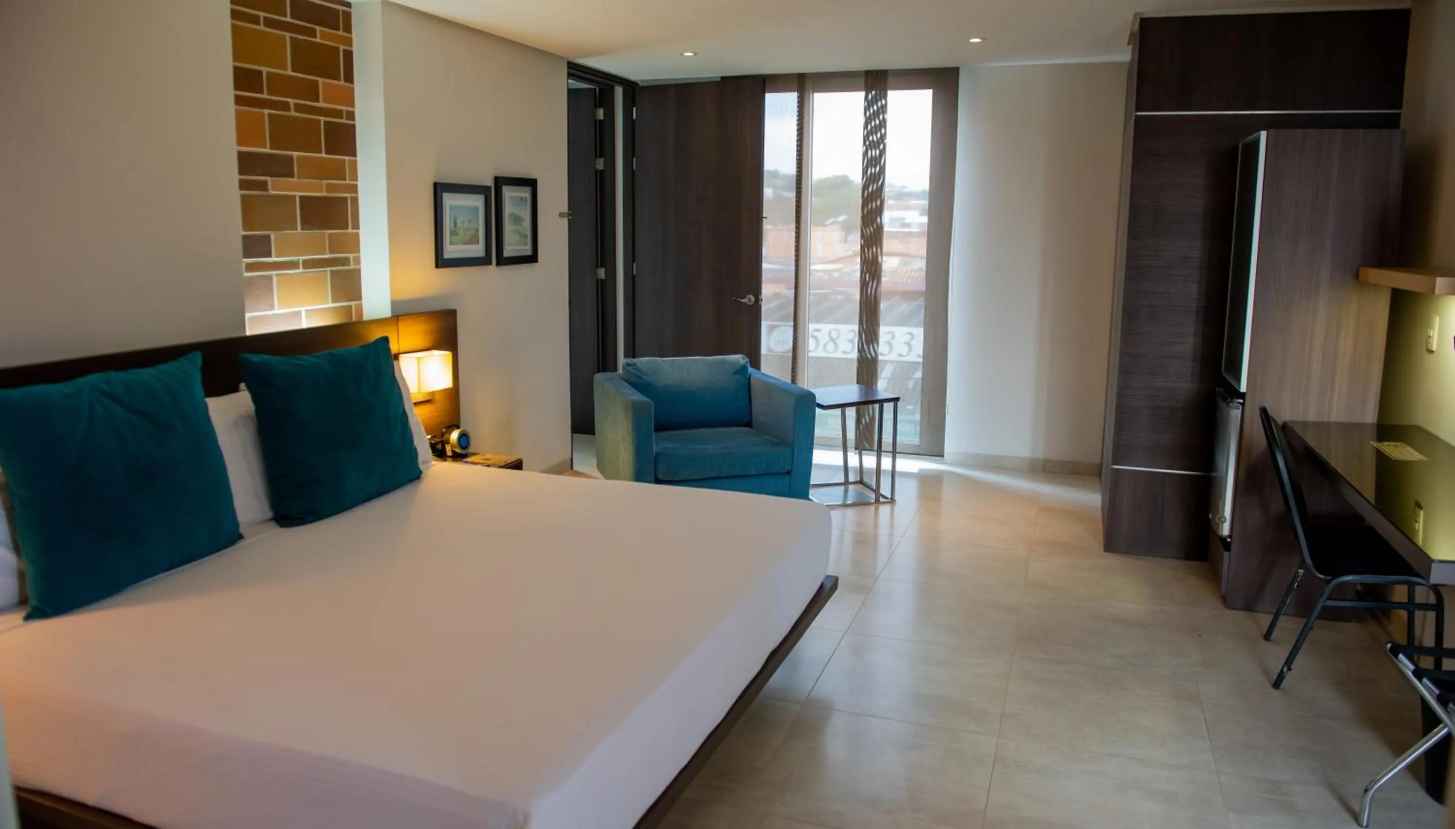 Bed in Hotel CasaBlanca Cucuta