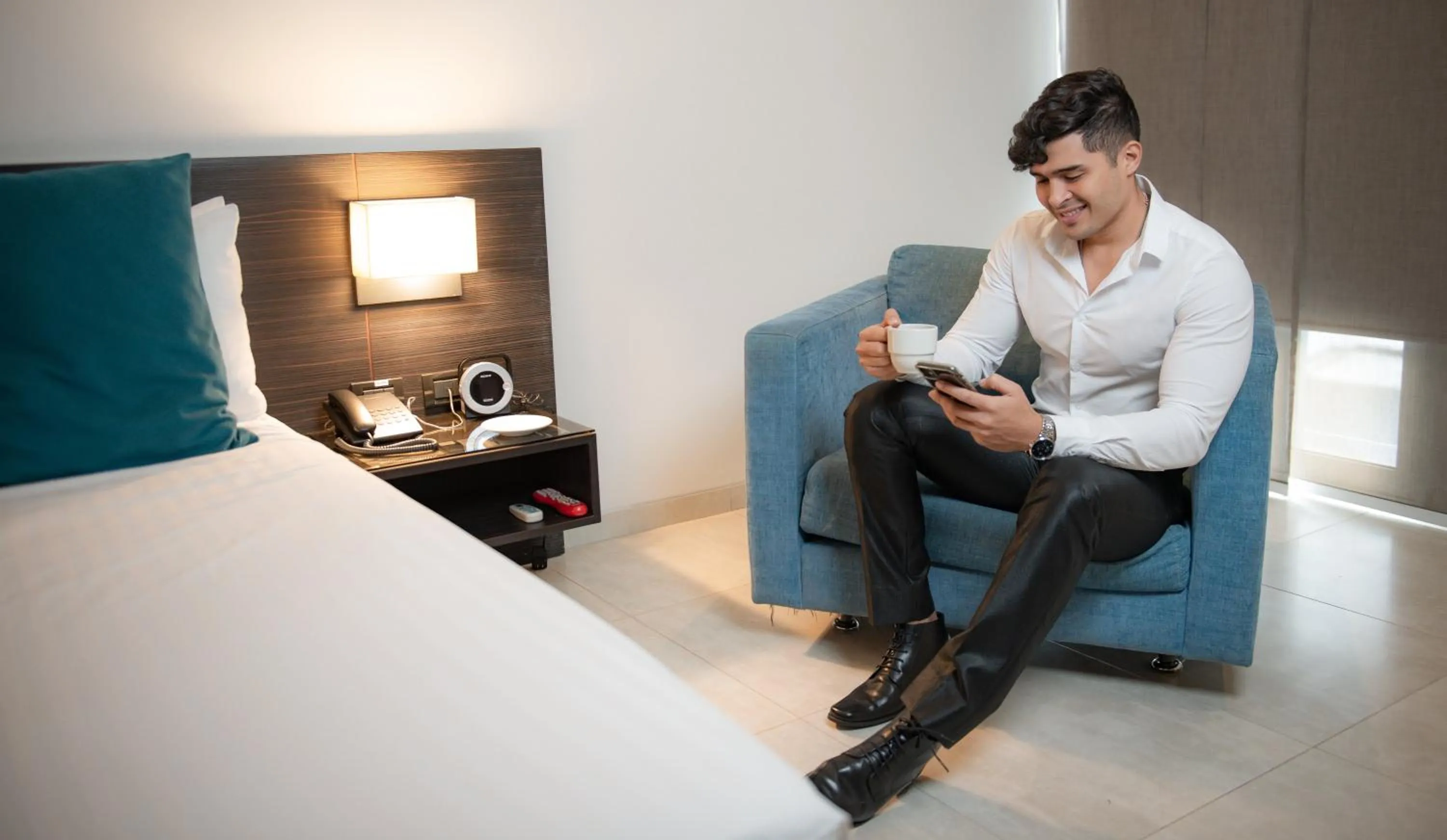 Photo of the whole room in Hotel CasaBlanca Cucuta