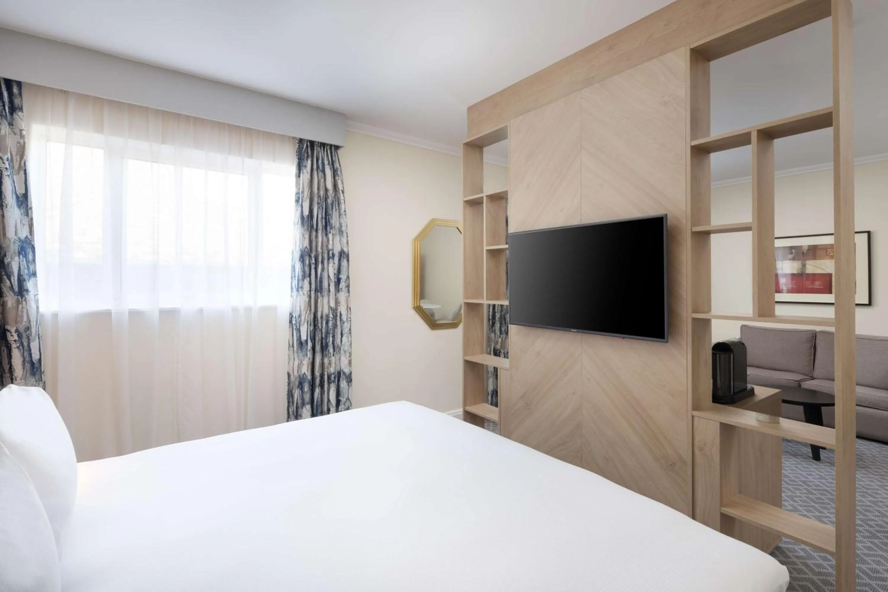 Bed in Hilton Northampton Hotel