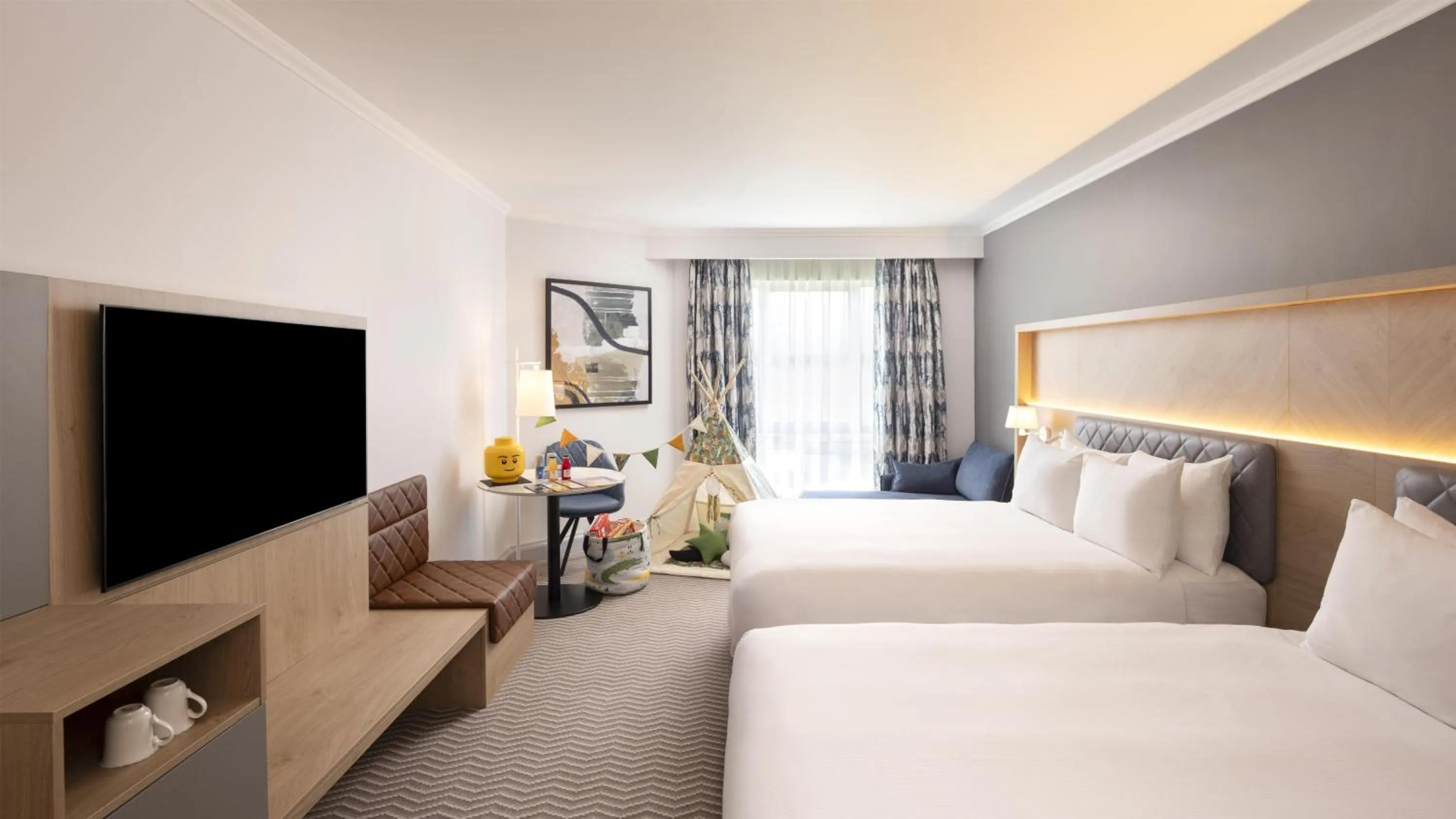 Bed in Hilton Northampton Hotel