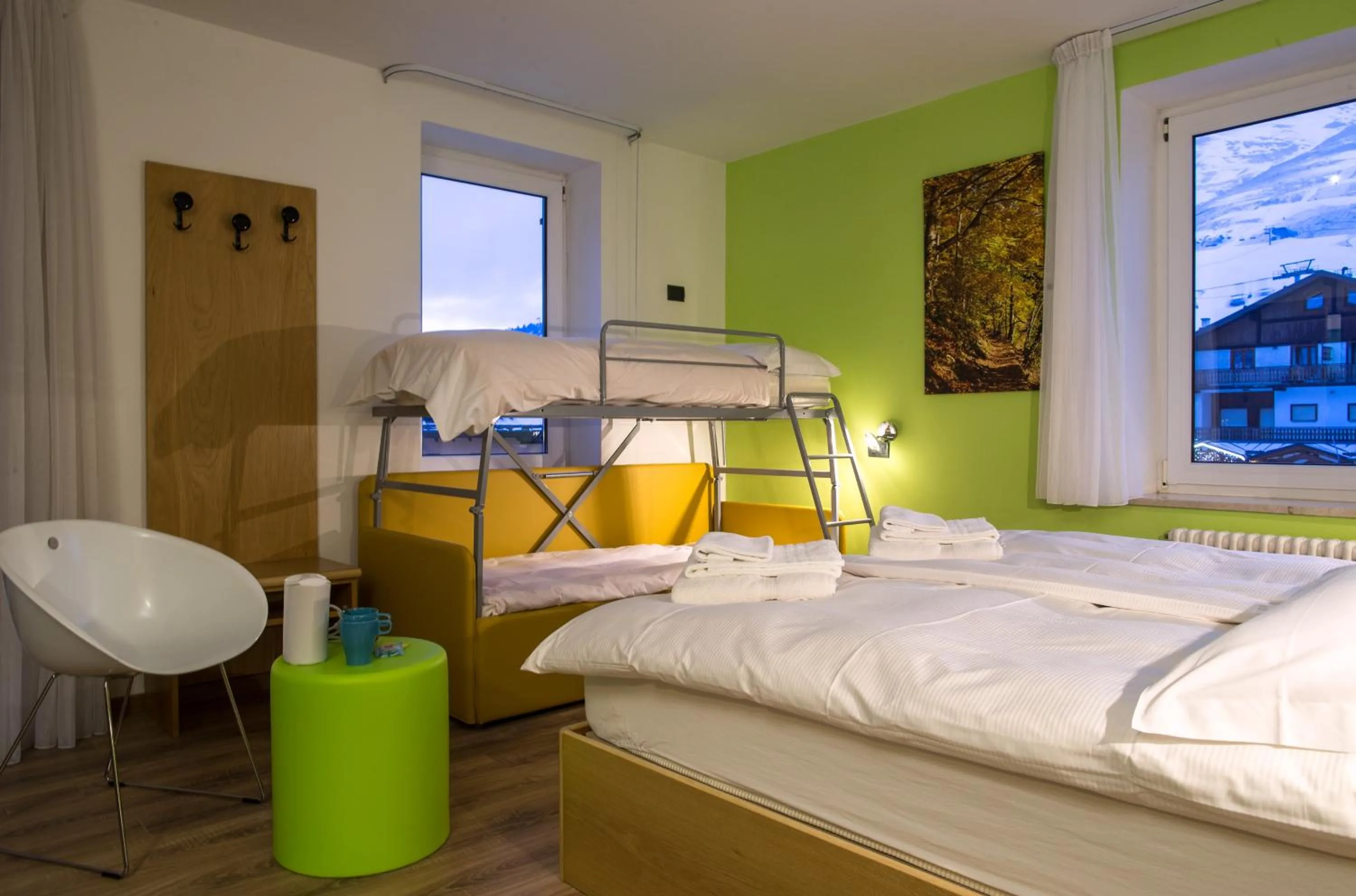Bed in Alpencolor Hotel Tonale