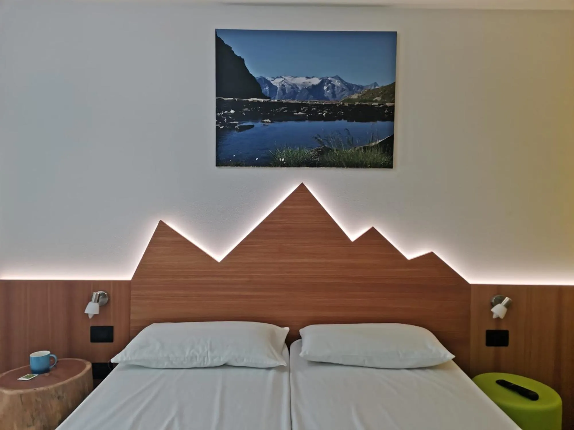 Bed in Alpencolor Hotel Tonale
