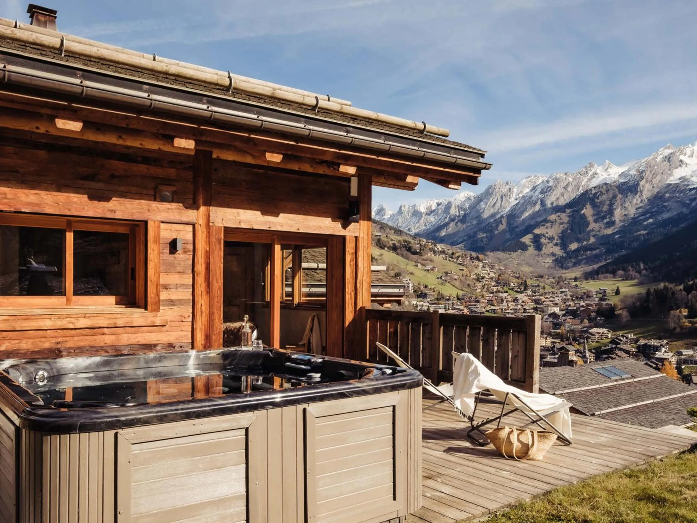 Chalet 5★, 12 pers, spa, sauna, proche pistes, 5 ch. - FR-1-304-229