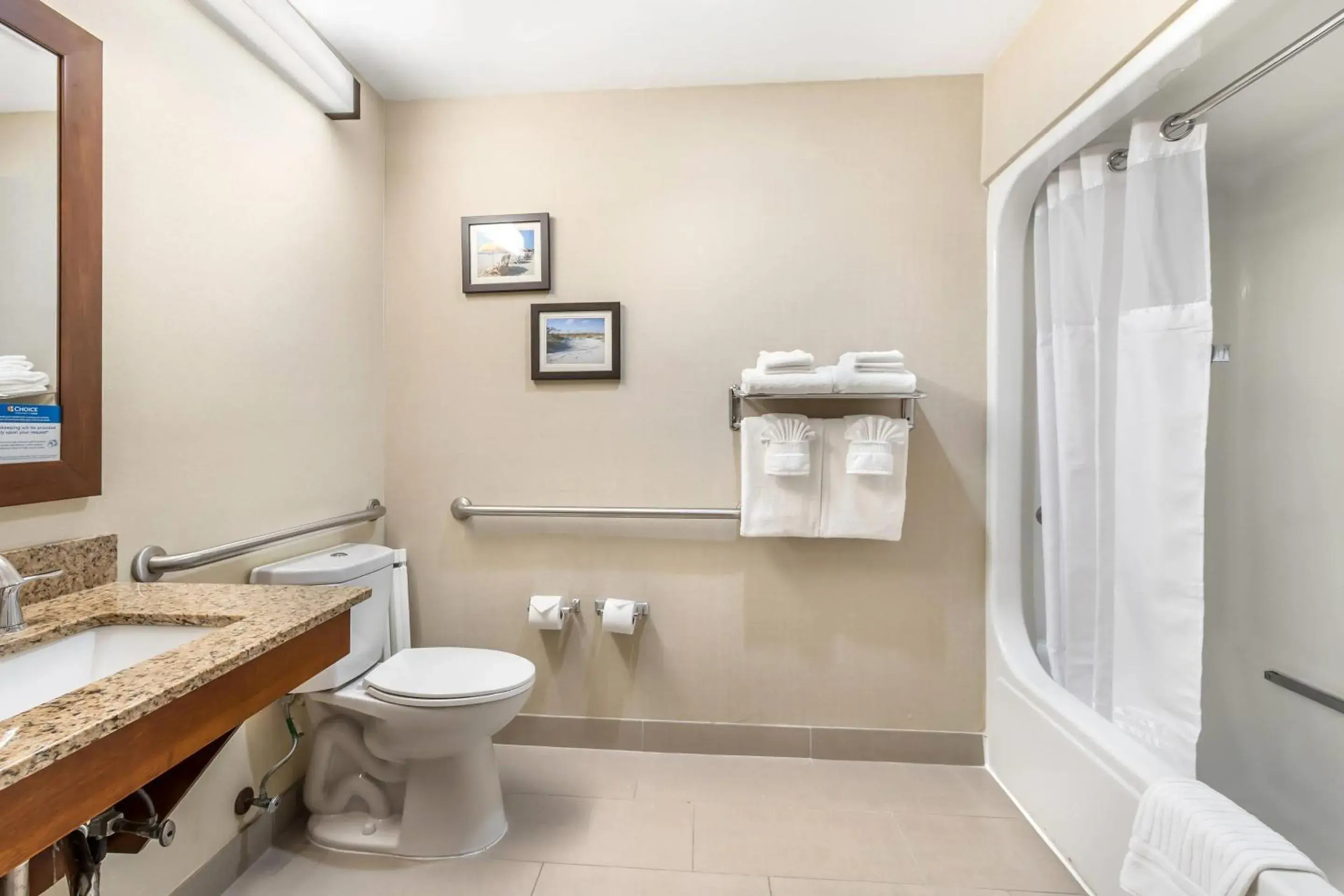 Bedroom in Comfort Suites Myrtle Beach Central Bedroom in Comfort Suites Myrtle Beach Central