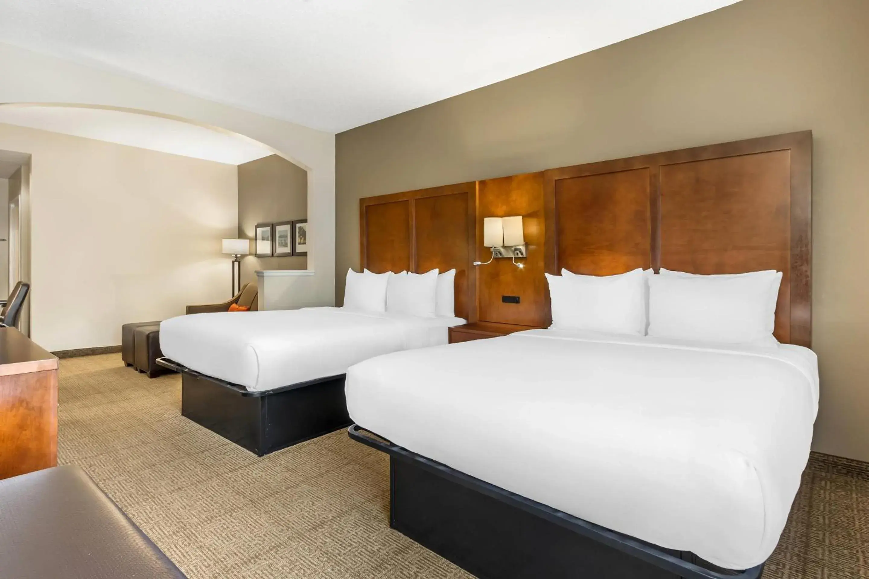 Bedroom, Bed in Comfort Suites Myrtle Beach Central Bedroom, Bed in Comfort Suites Myrtle Beach Central