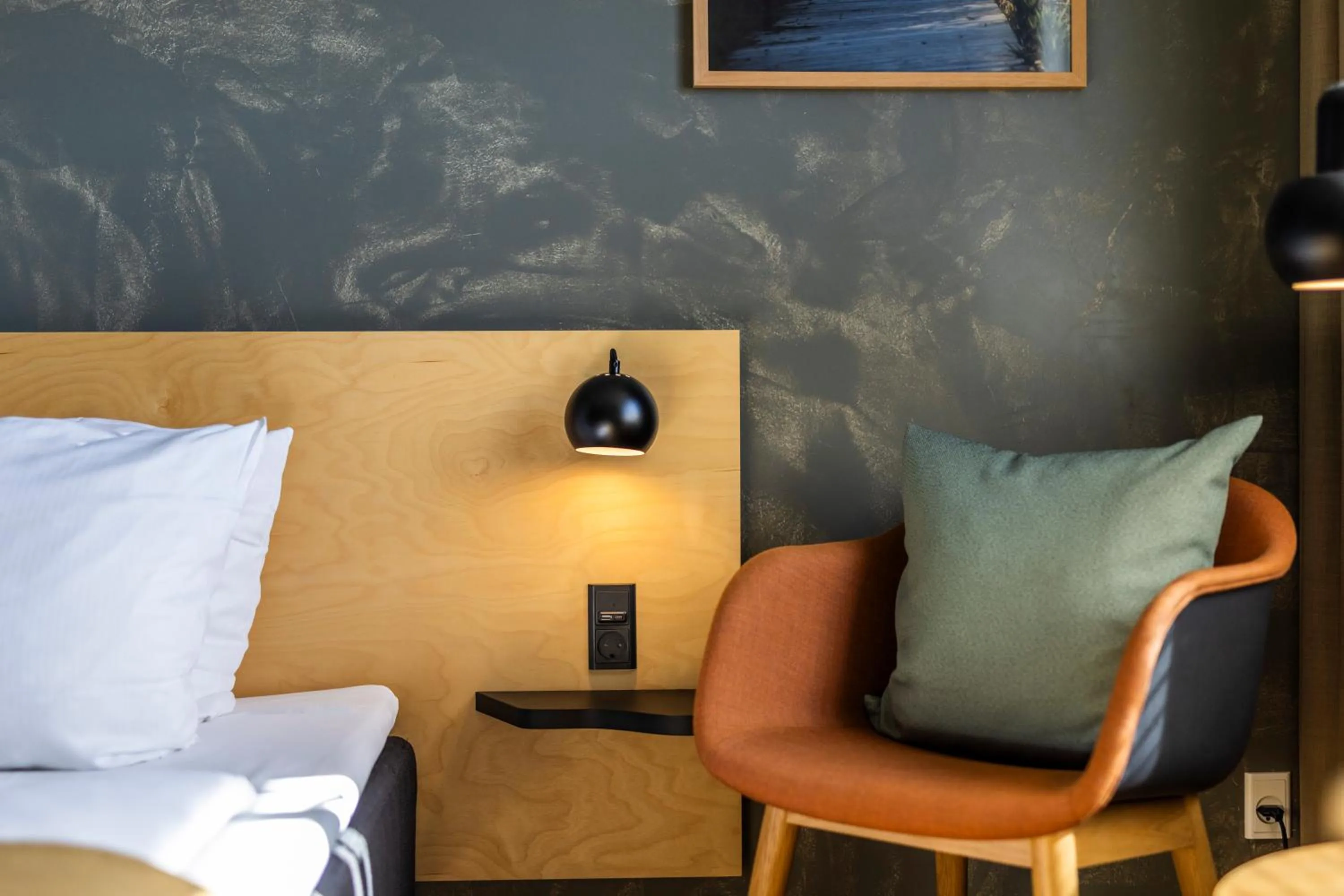 Bedroom, Bed in Fjordgaarden - Spa - Hotel - Konference