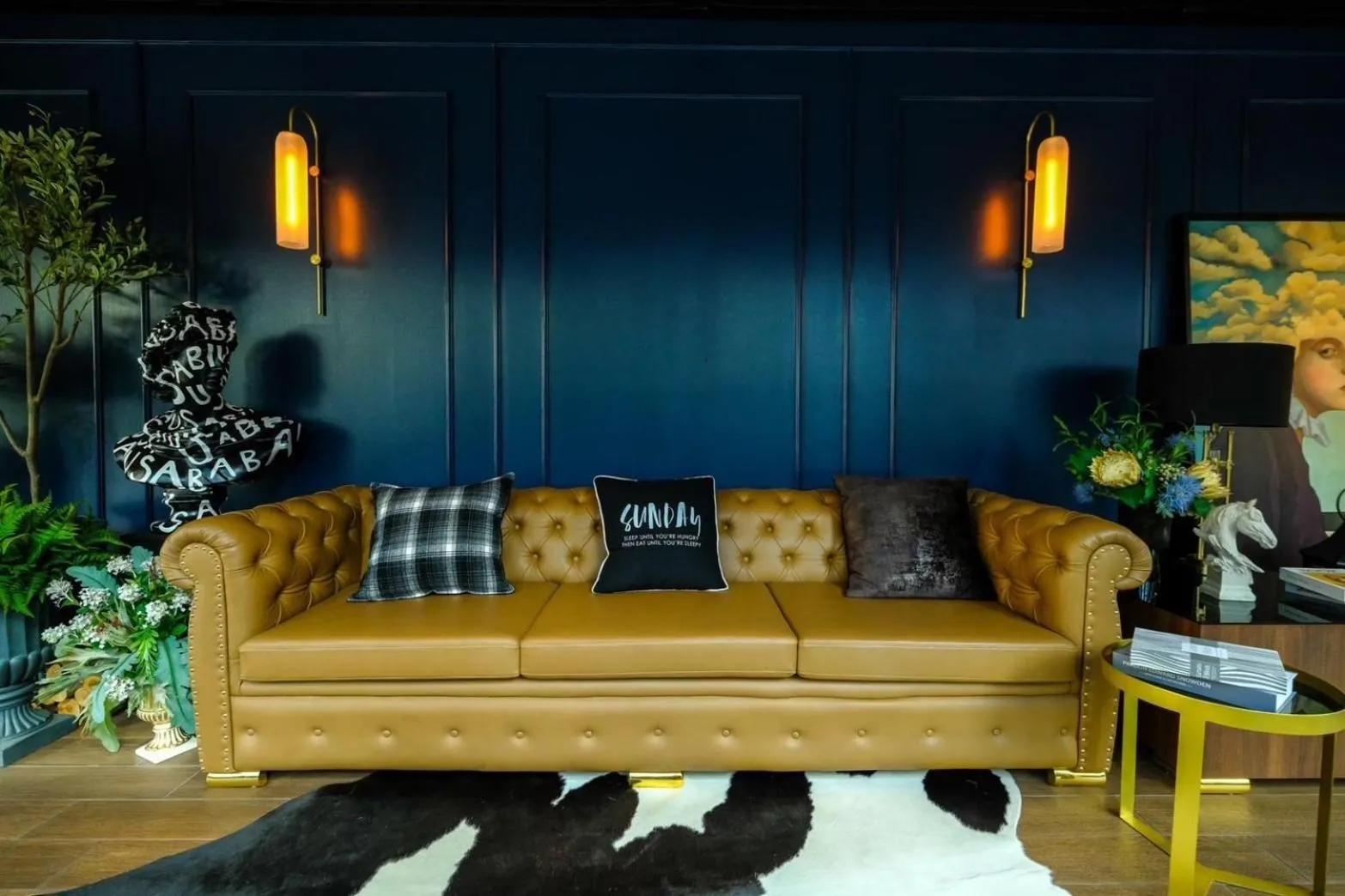 Seating area in U Sabai Hotel Bangkok