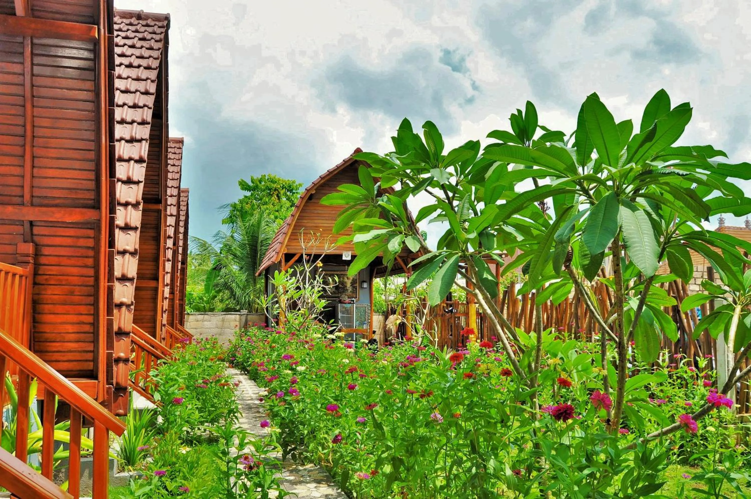 Garden in The Peace Arta Bungalow