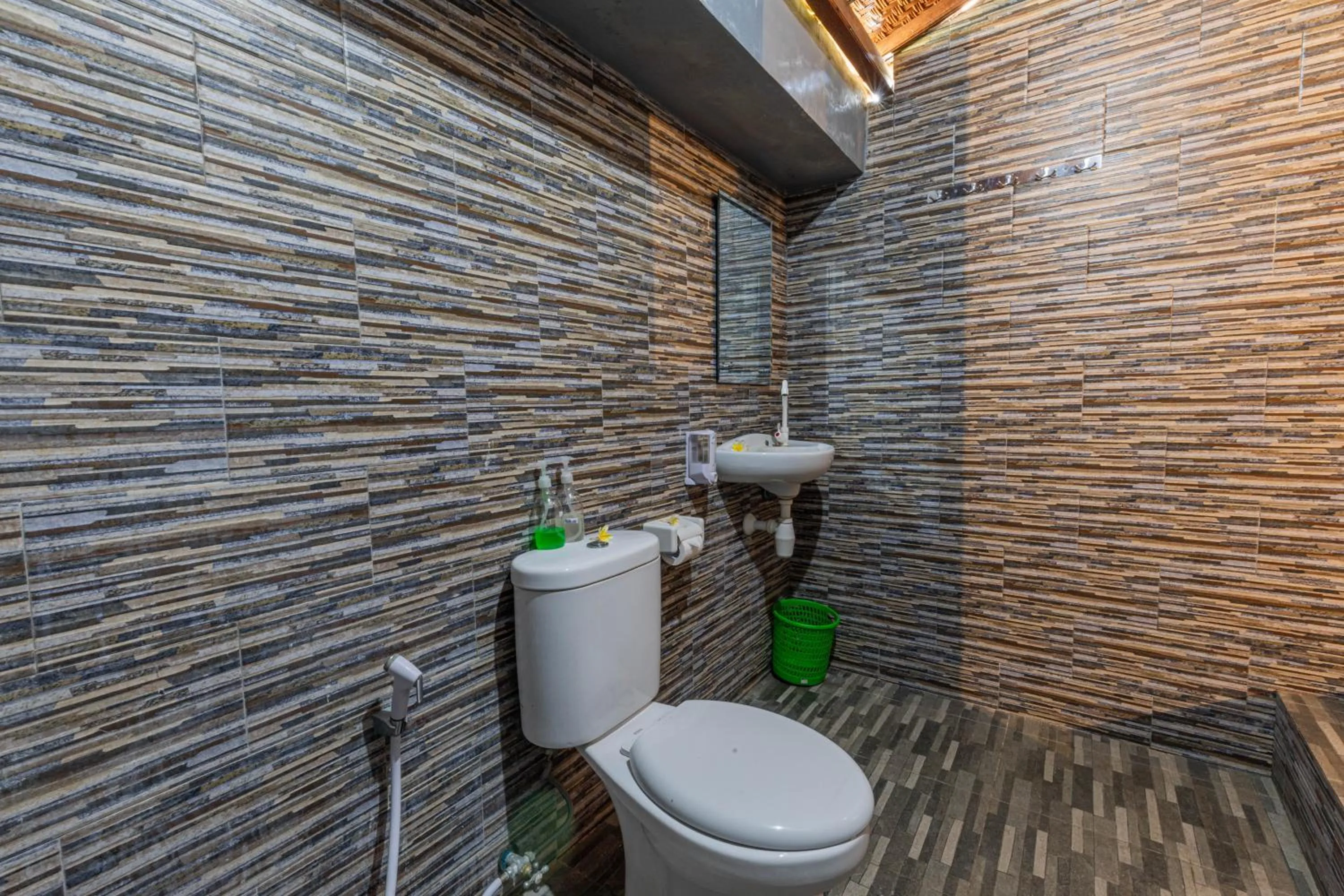 Bathroom in The Peace Arta Bungalow