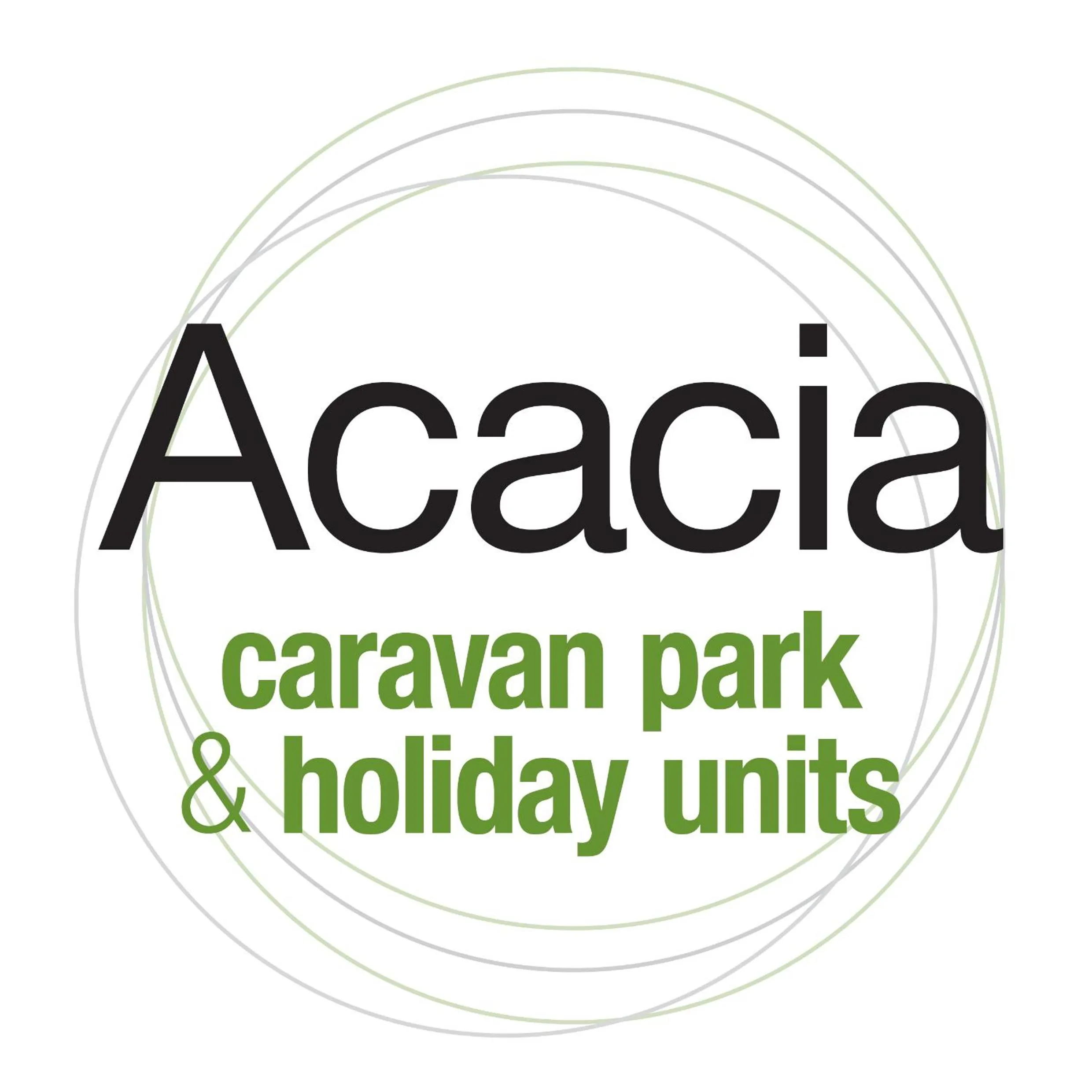 Property logo or sign in Acacia Caravan Park & Holiday Units