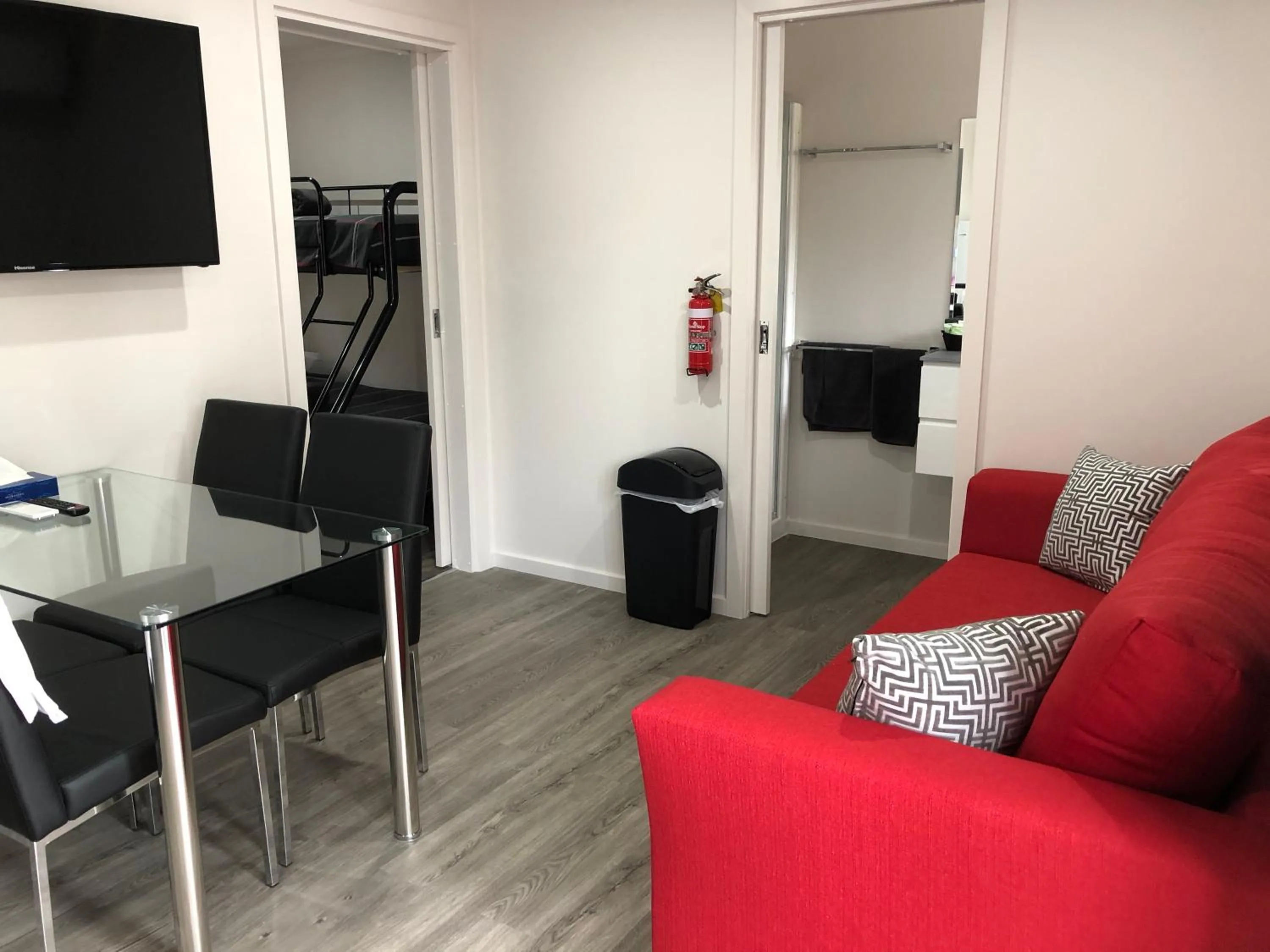 Living room in Acacia Caravan Park & Holiday Units