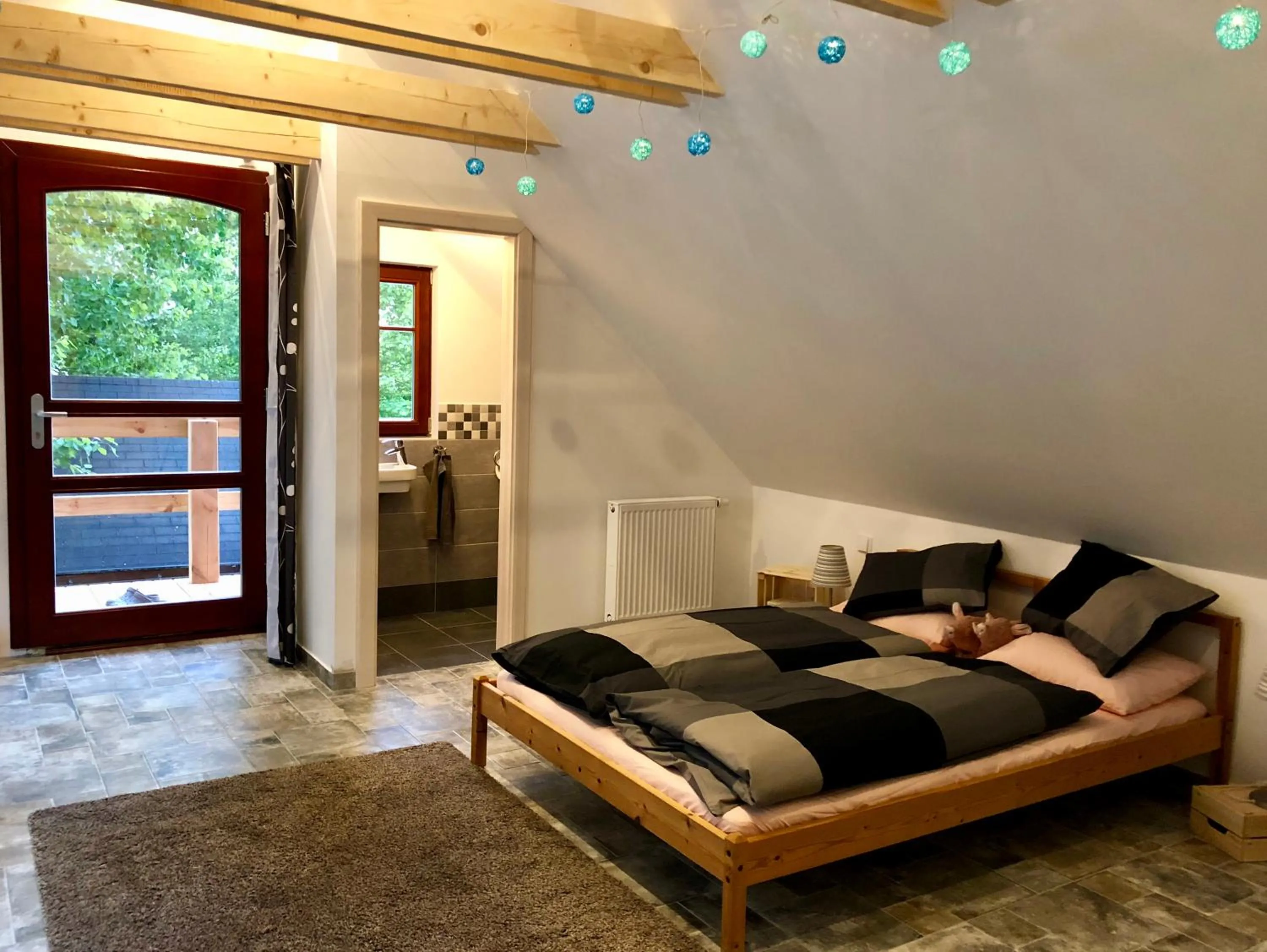 Bed in Guest House K74