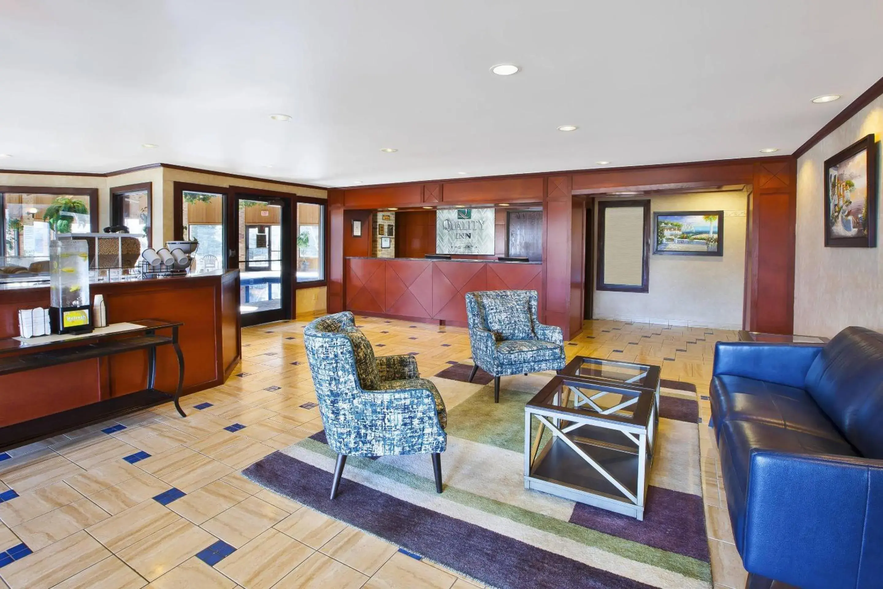 Lobby or reception in Quality Inn Marshall near I-69 Lobby or reception in Quality Inn Marshall near I-69