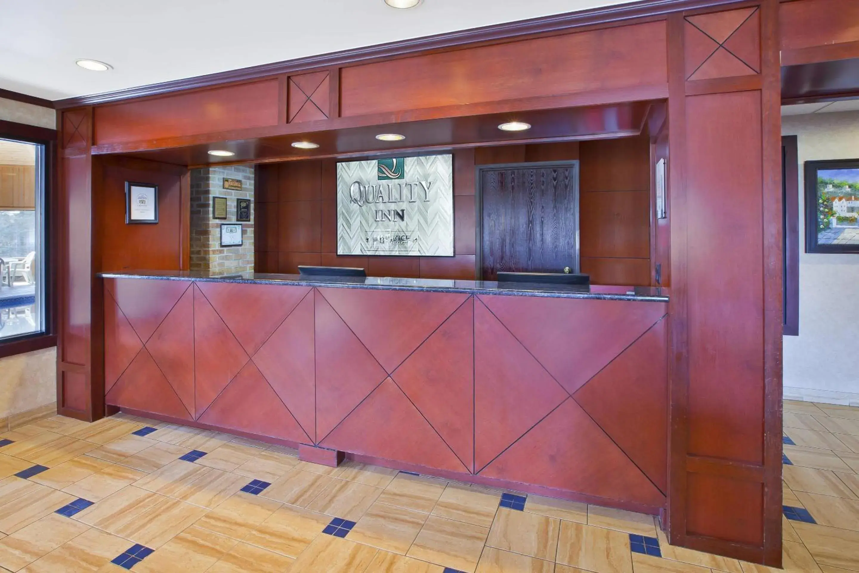 Lobby or reception in Quality Inn Marshall near I-69 Lobby or reception in Quality Inn Marshall near I-69