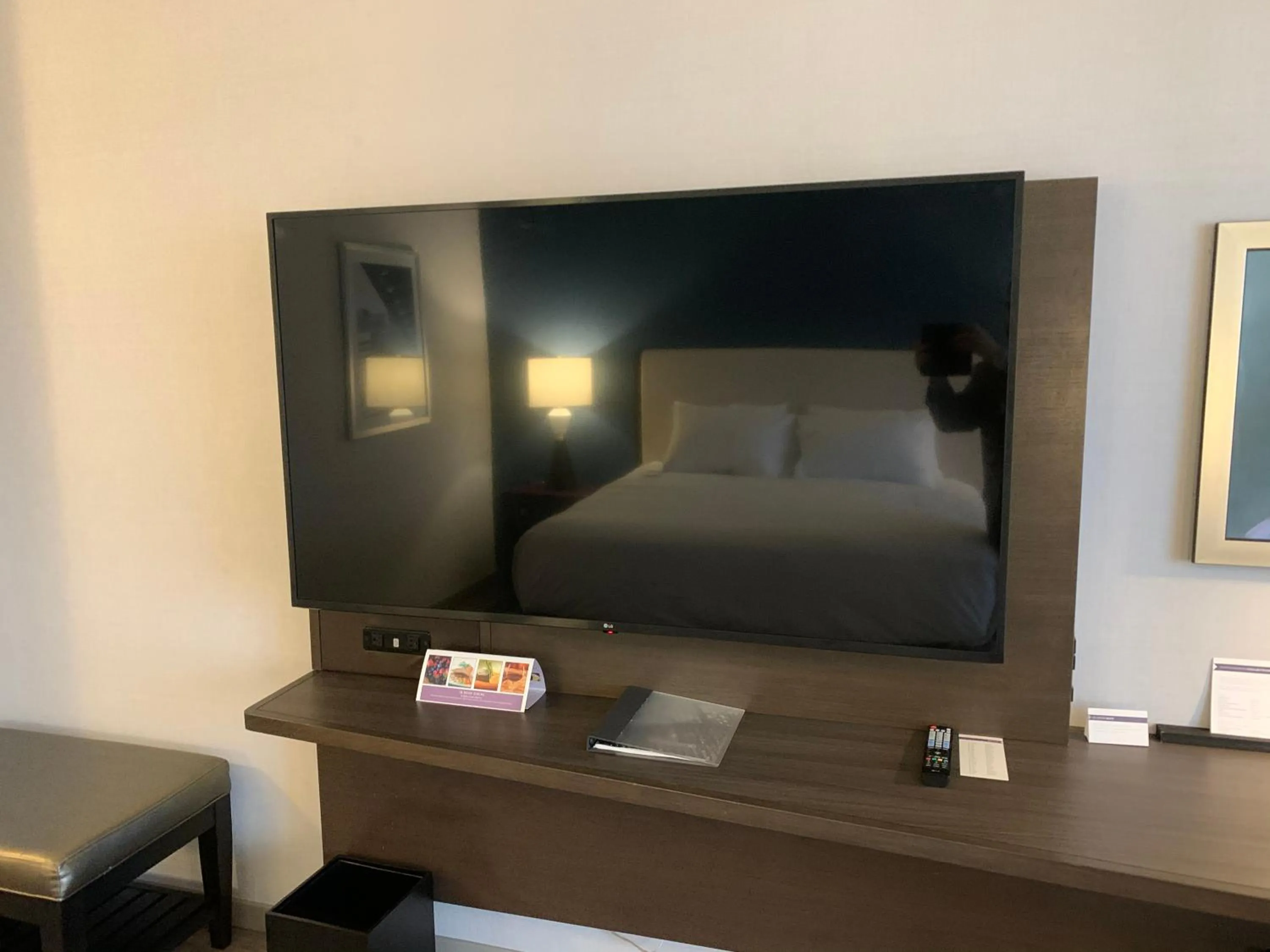 TV and multimedia, Bed in Hyatt Regency Pittsburgh International Airport