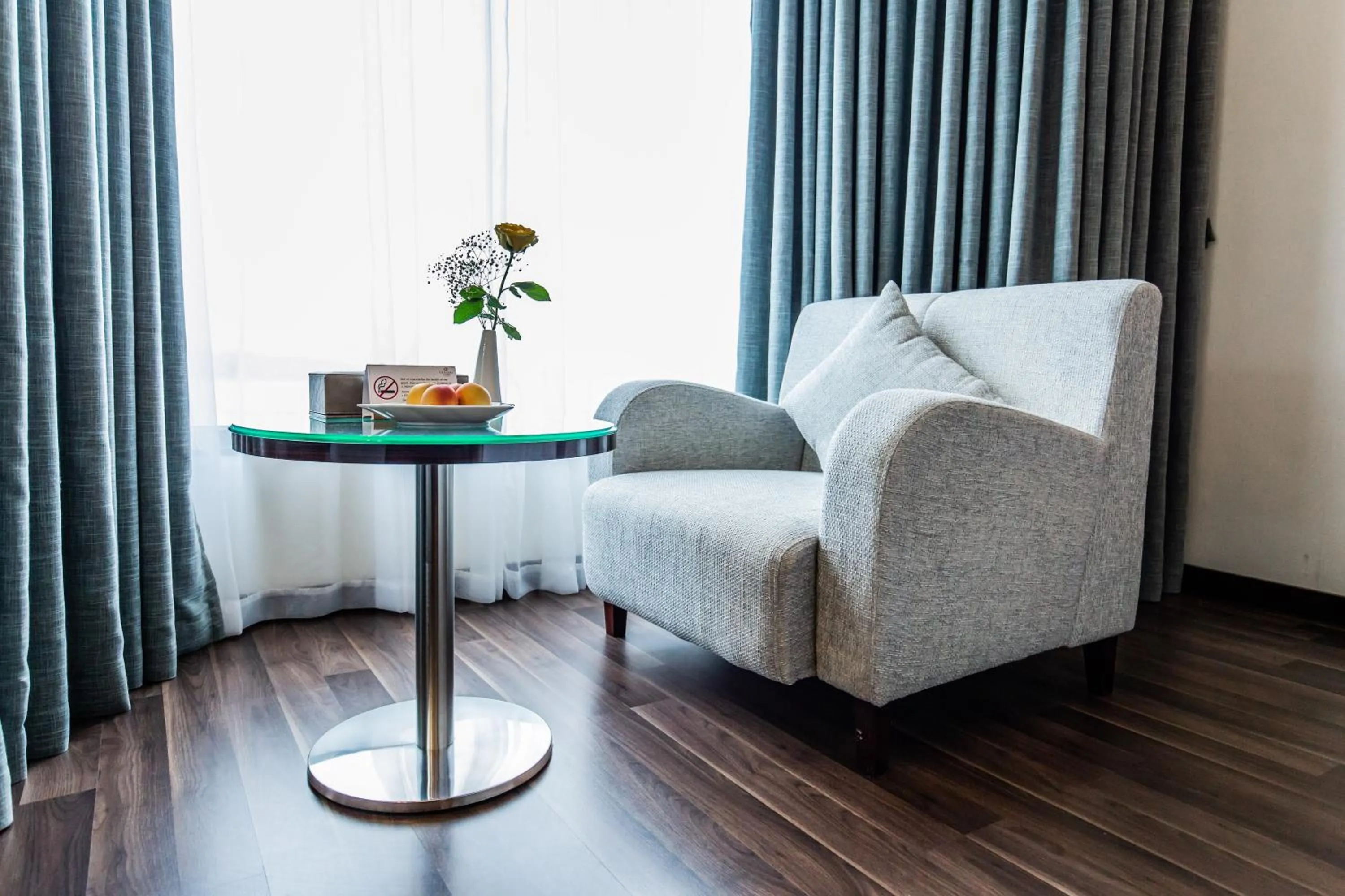 Seating area, Bed in Central Luxury Hạ Long Hotel