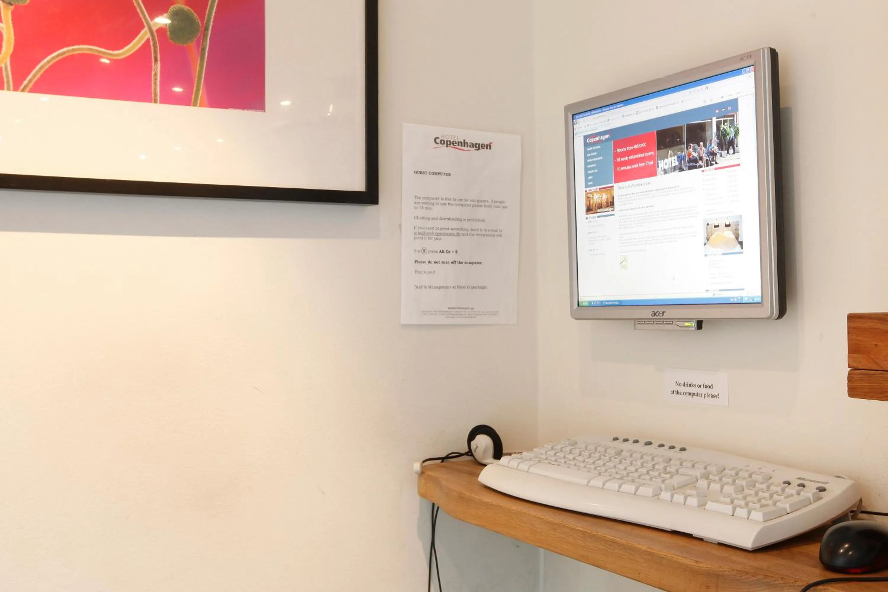 TV and multimedia in Hotel Copenhagen