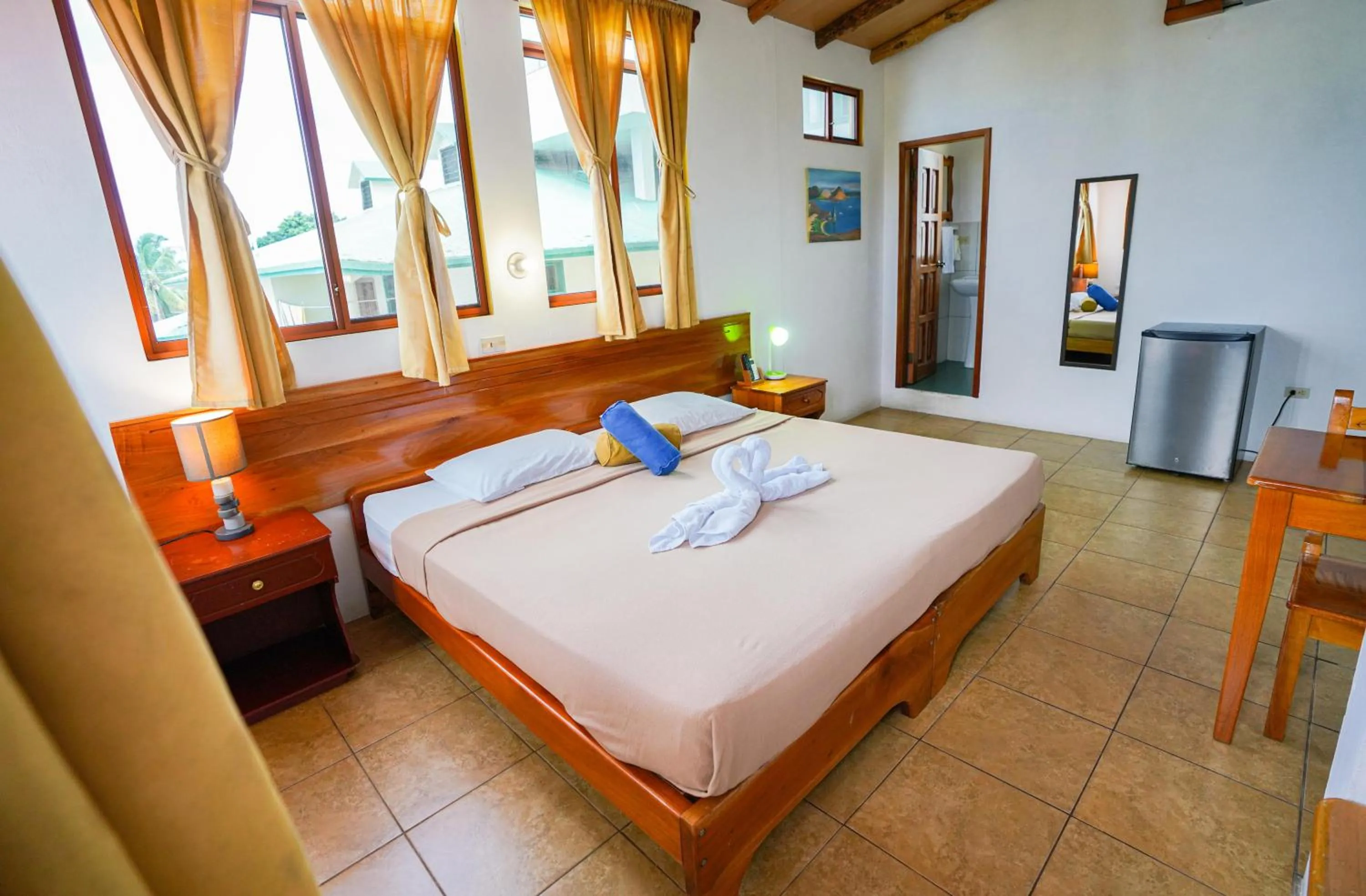 Bed in Galapagos Verde Azul