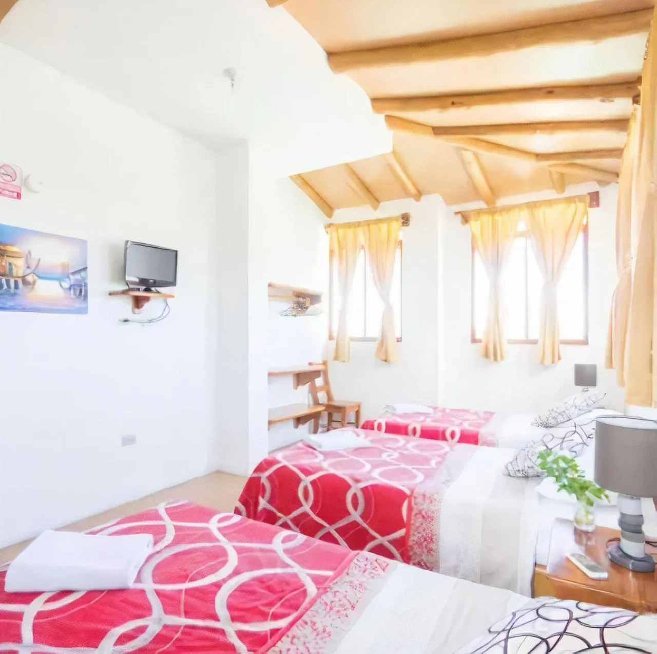 Bed in Galapagos Verde Azul