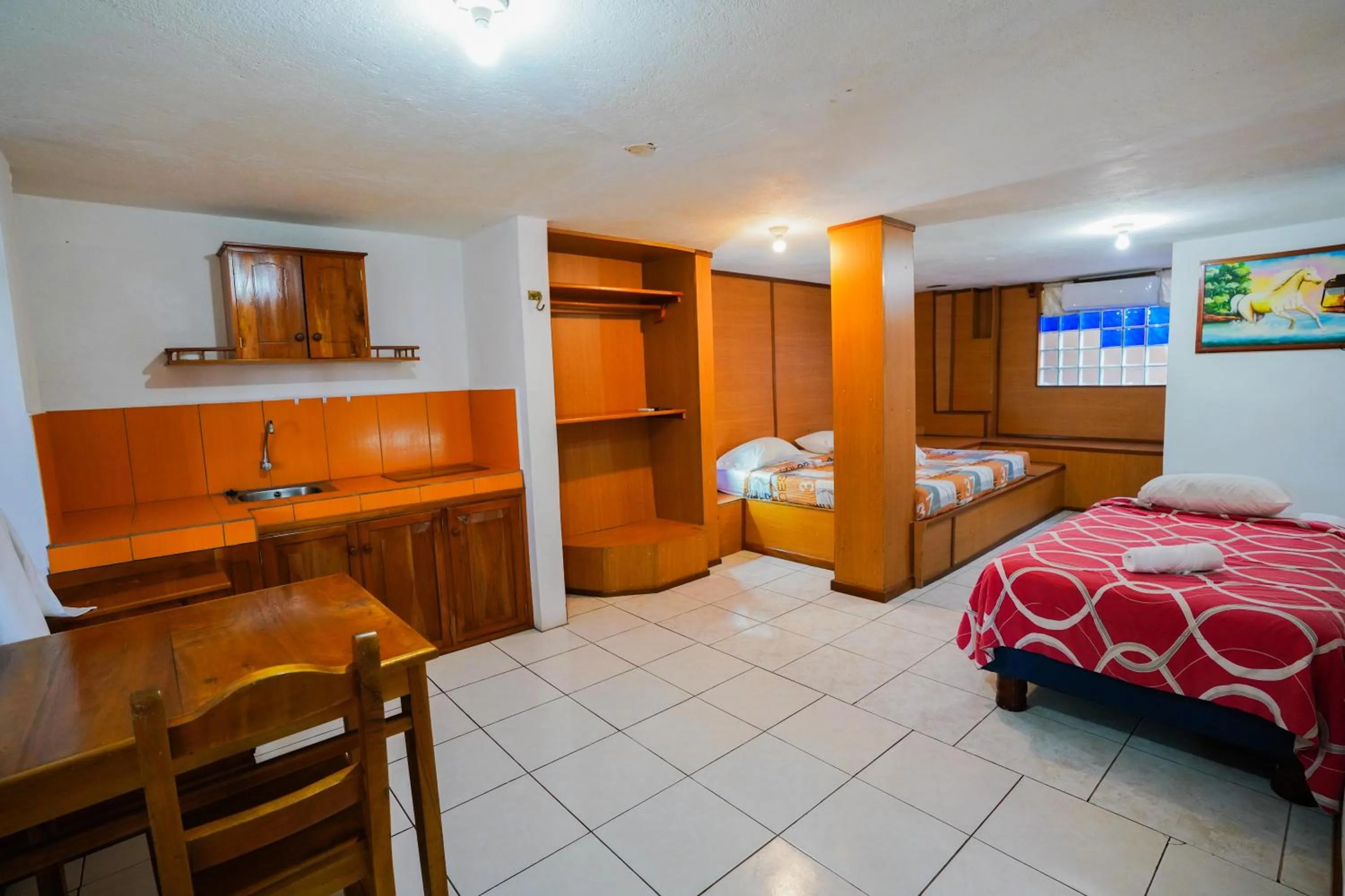 Bed in Galapagos Verde Azul