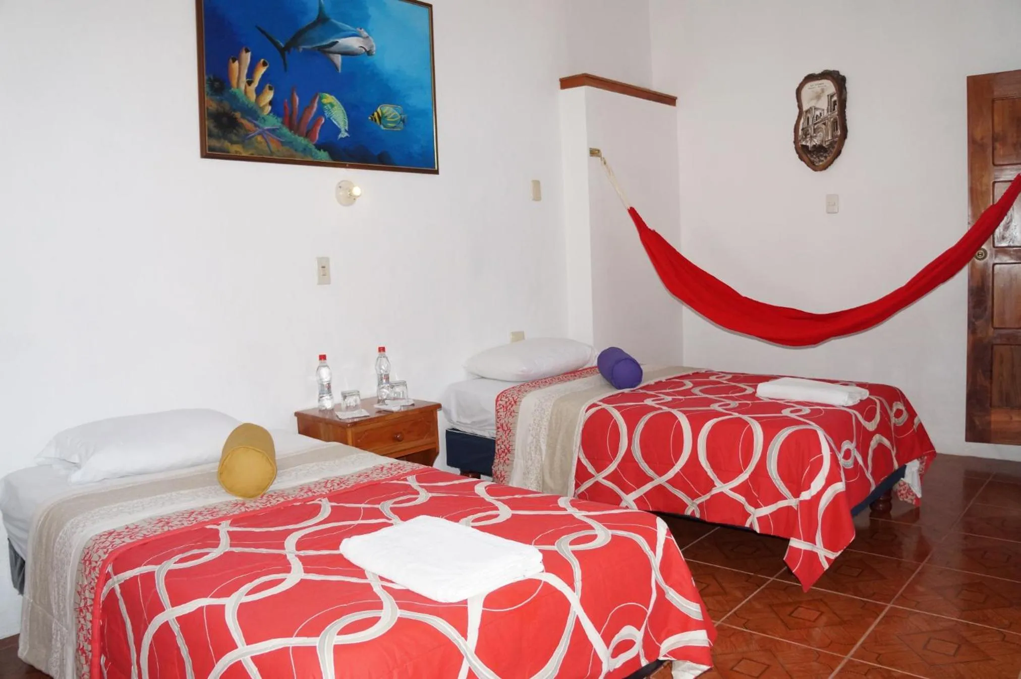 Bed in Galapagos Verde Azul