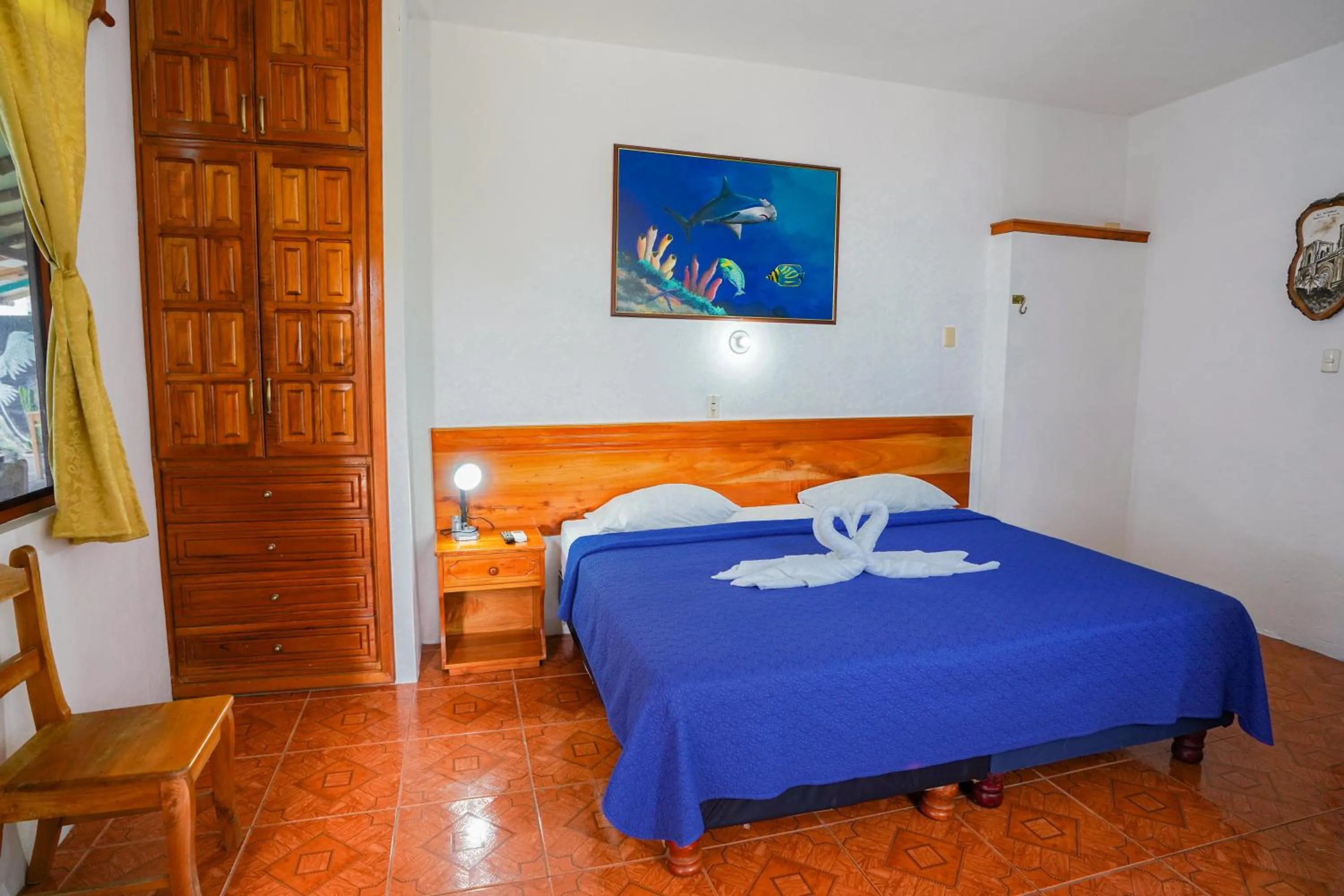 Bed in Galapagos Verde Azul