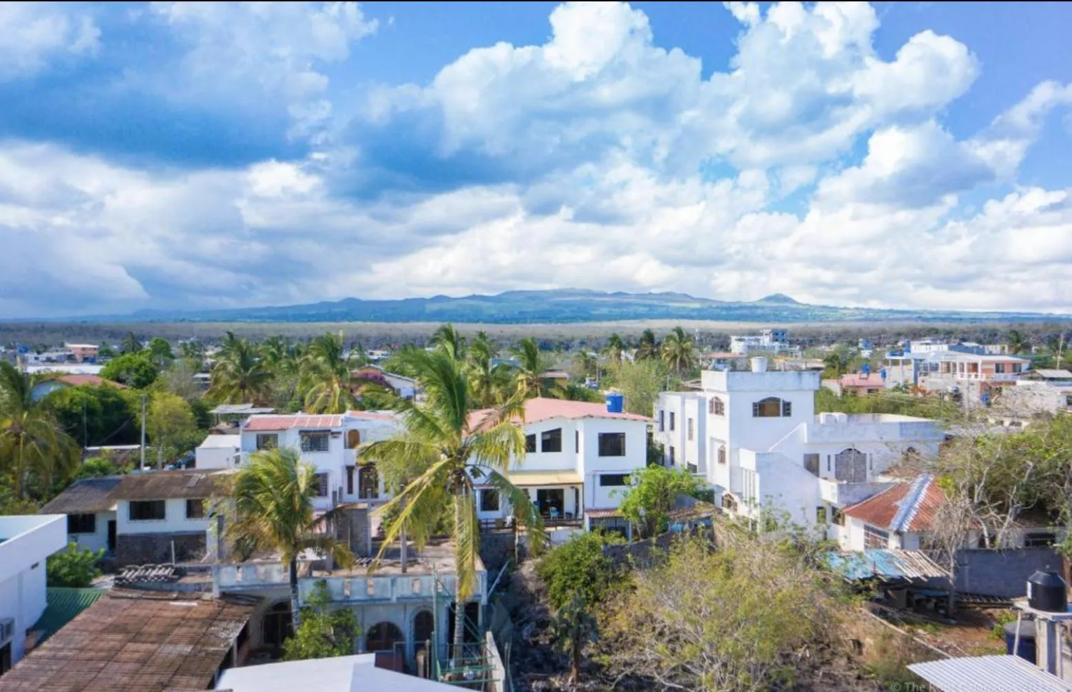 Landmark view in Galapagos Verde Azul