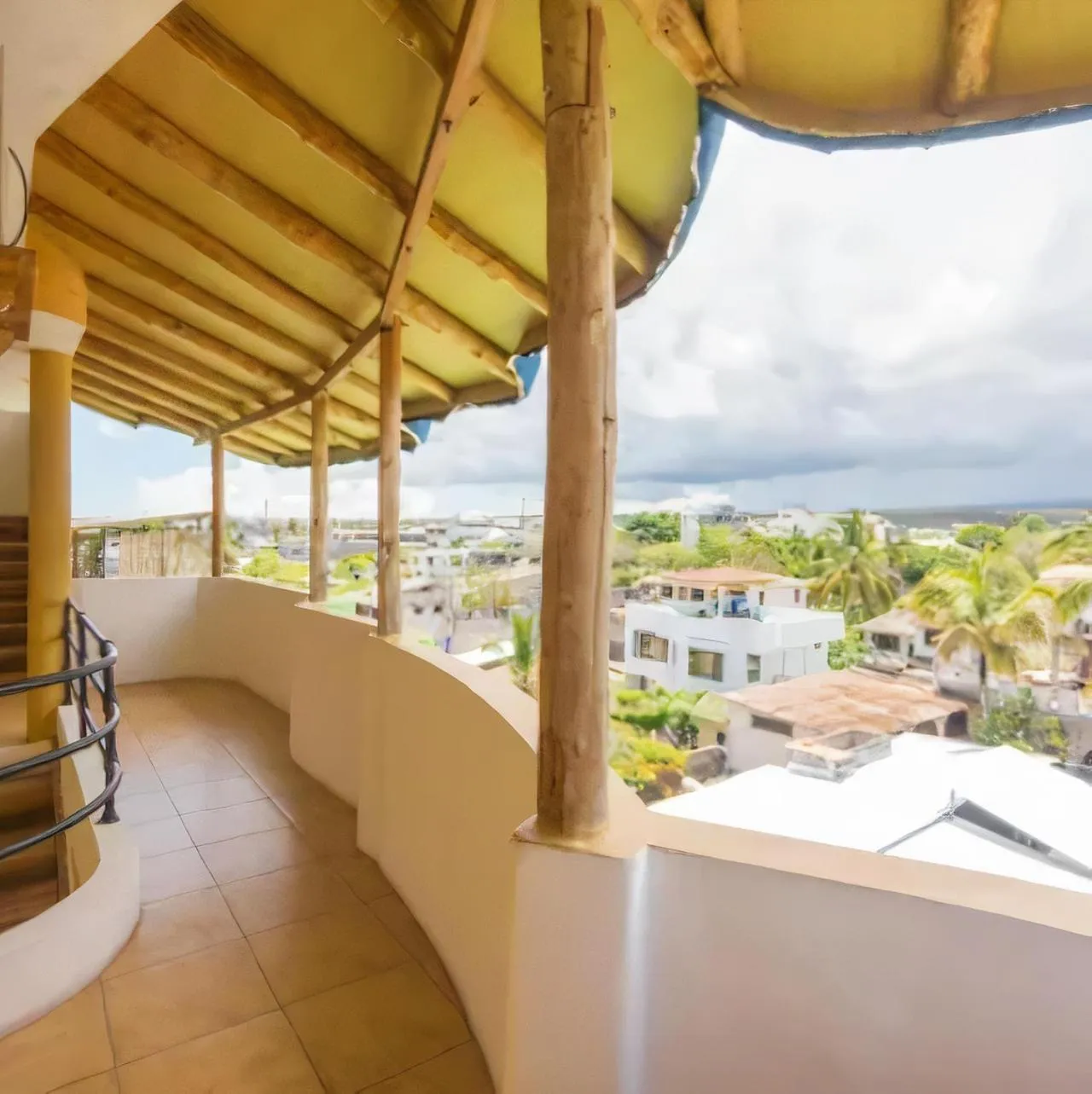 Landmark view in Galapagos Verde Azul