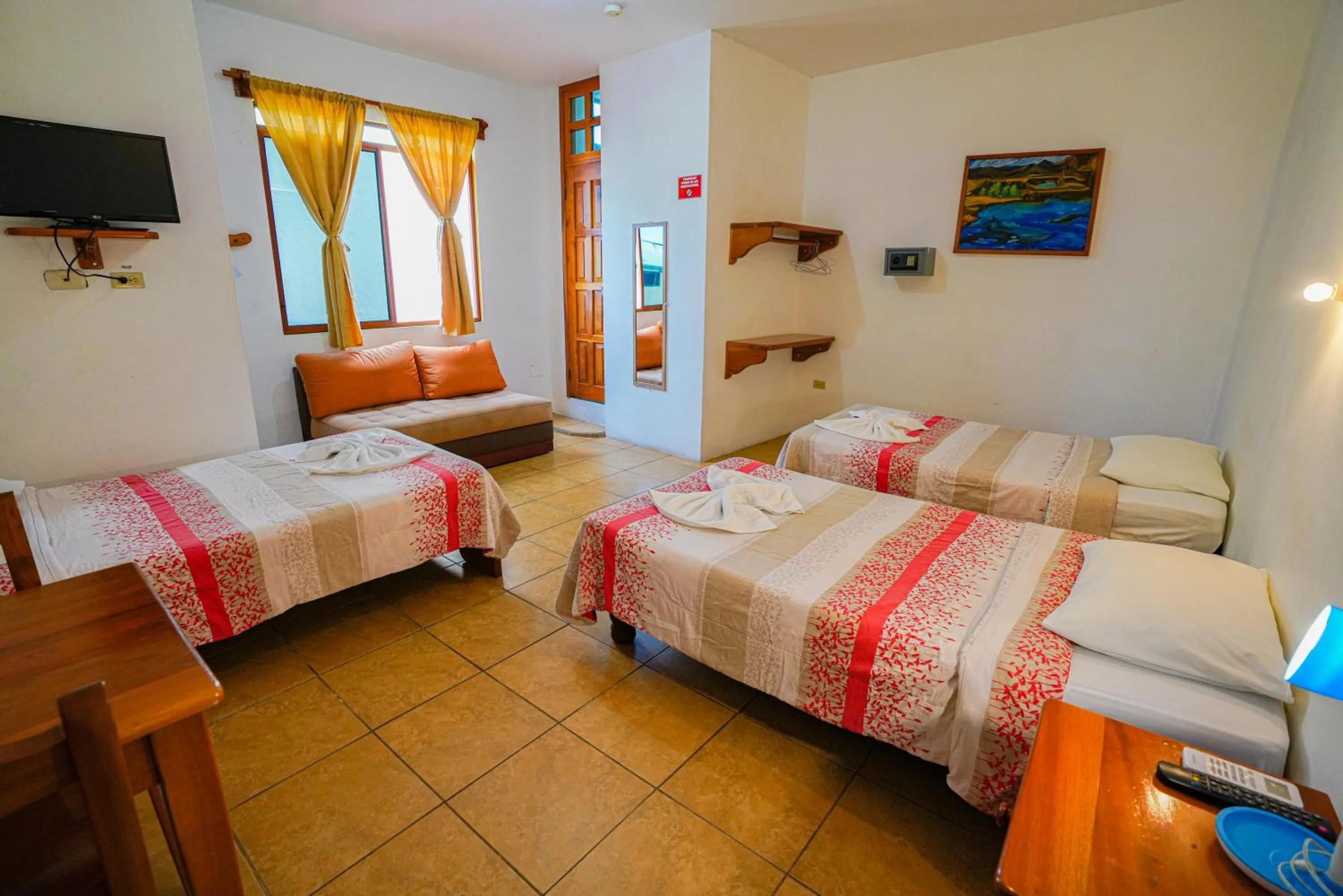 Bed in Galapagos Verde Azul