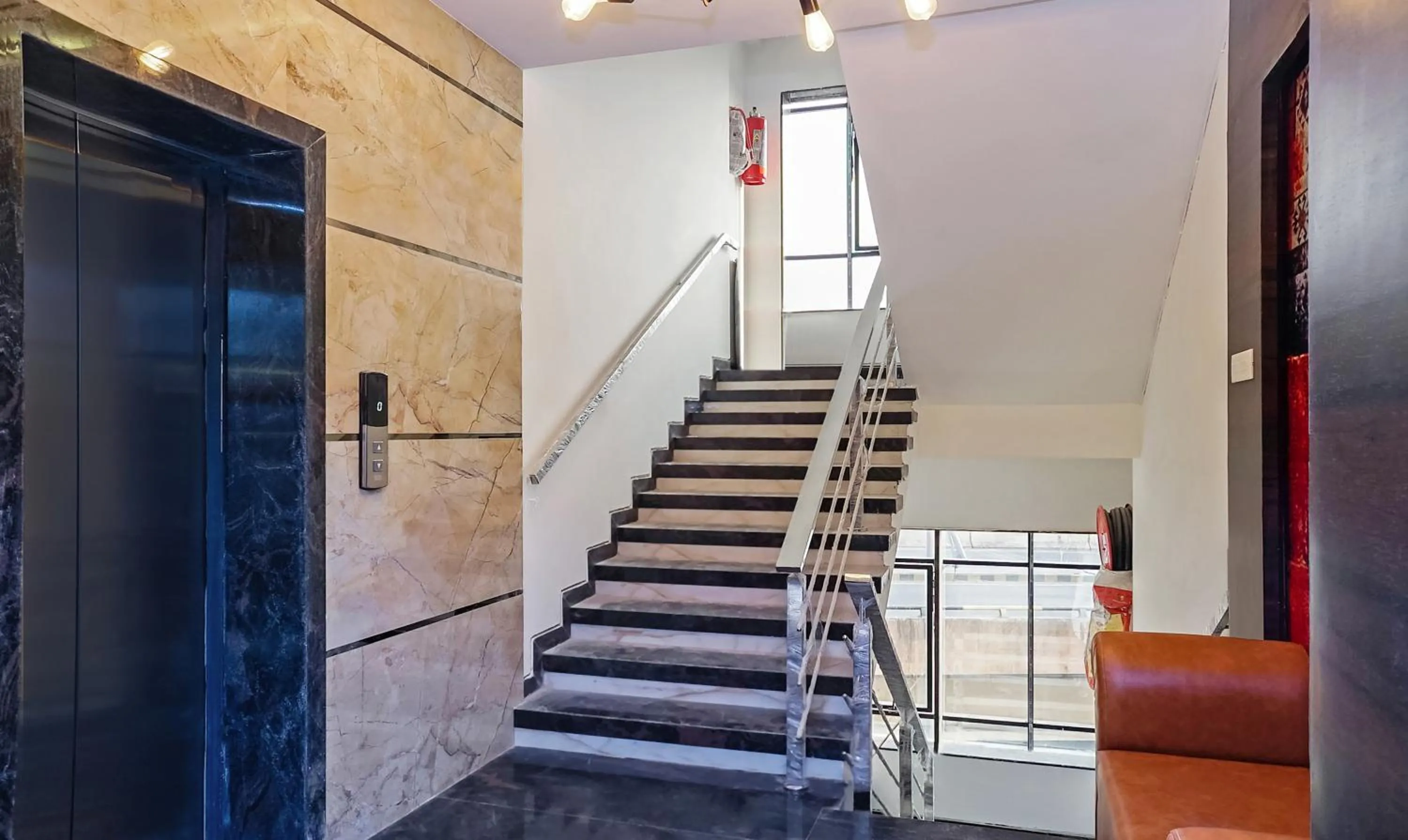 elevator in Treebo Hotel A1