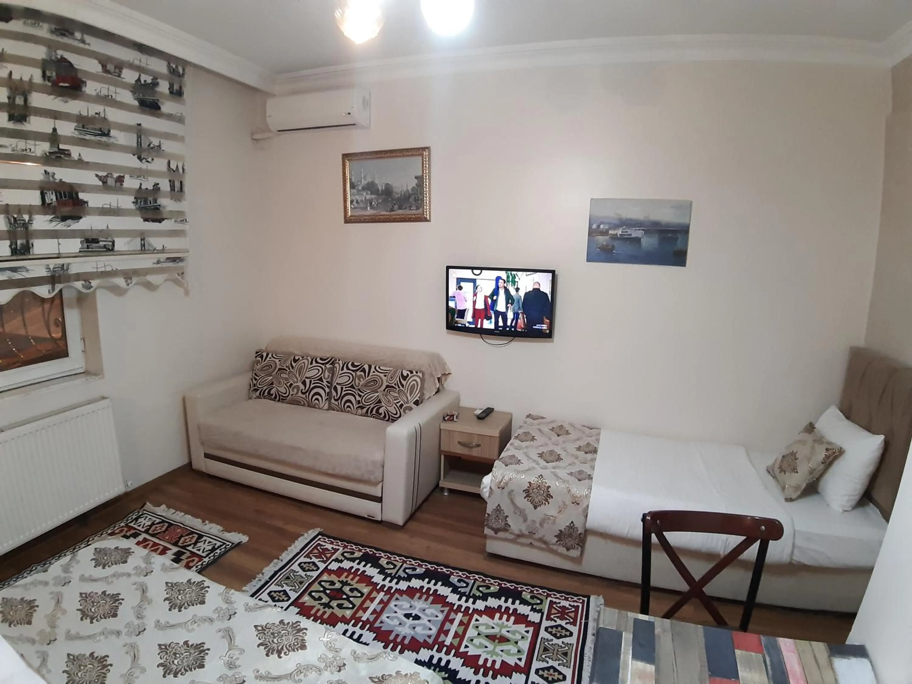 Seating area in Burak Apart