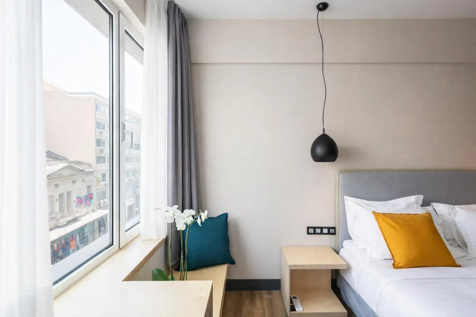 Bed in St. Bjur Suites Bed in St. Bjur Suites