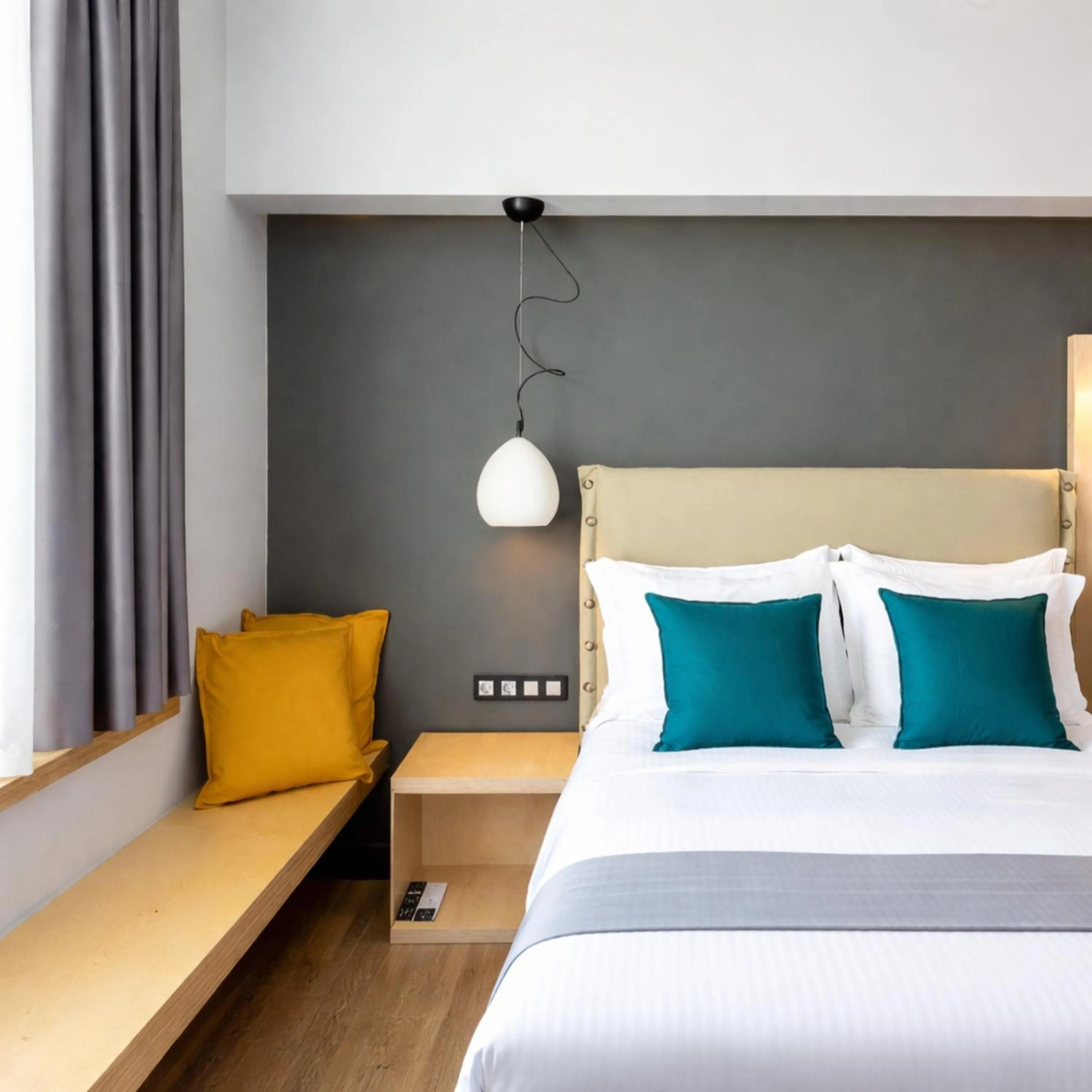 Bedroom, Bed in St. Bjur Suites