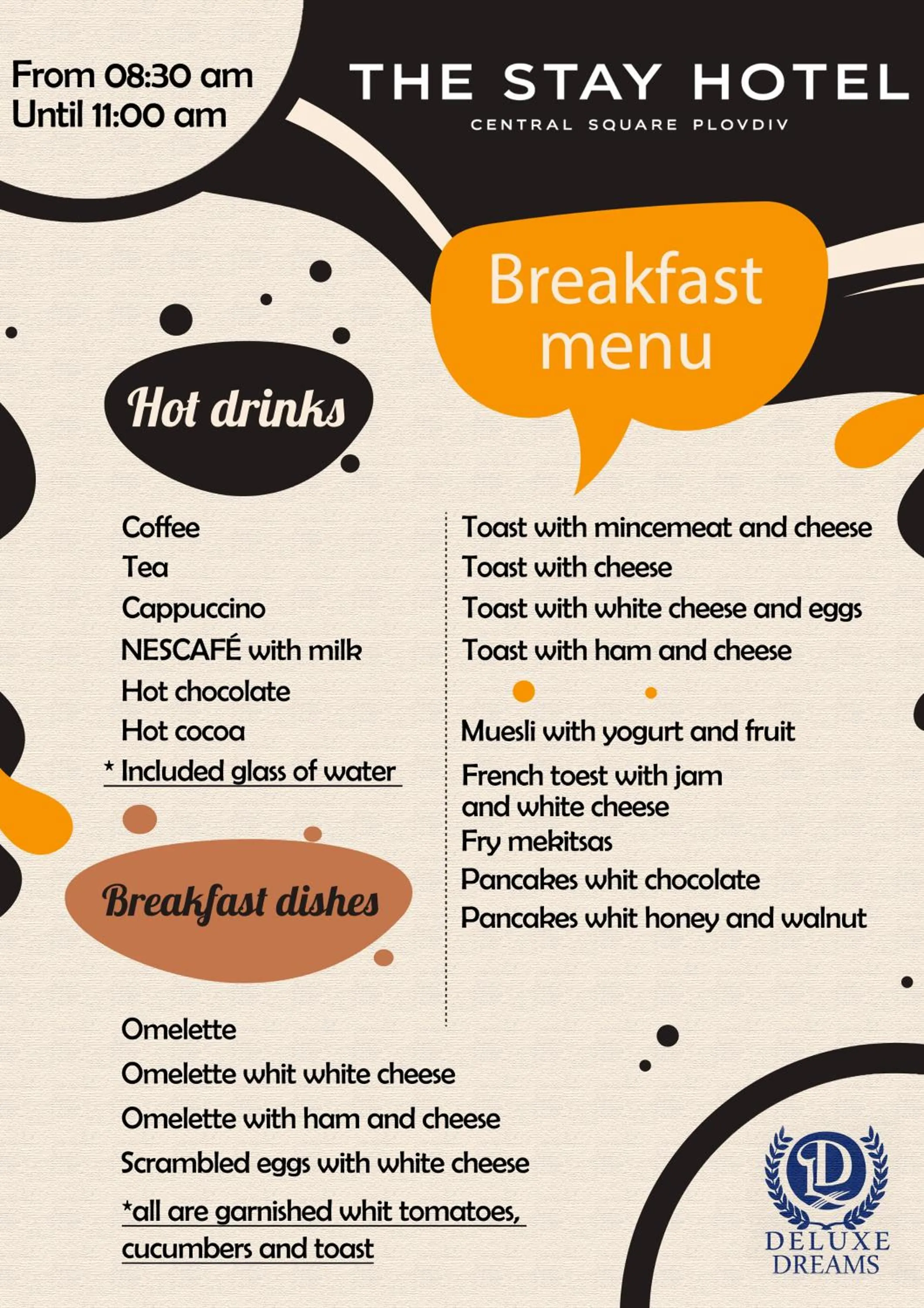 Breakfast in THE STAY Boutique Hotel Central Square - Free Compliments - Free Wi-Fi - TOP LOCATION - Nearby Paid Parking