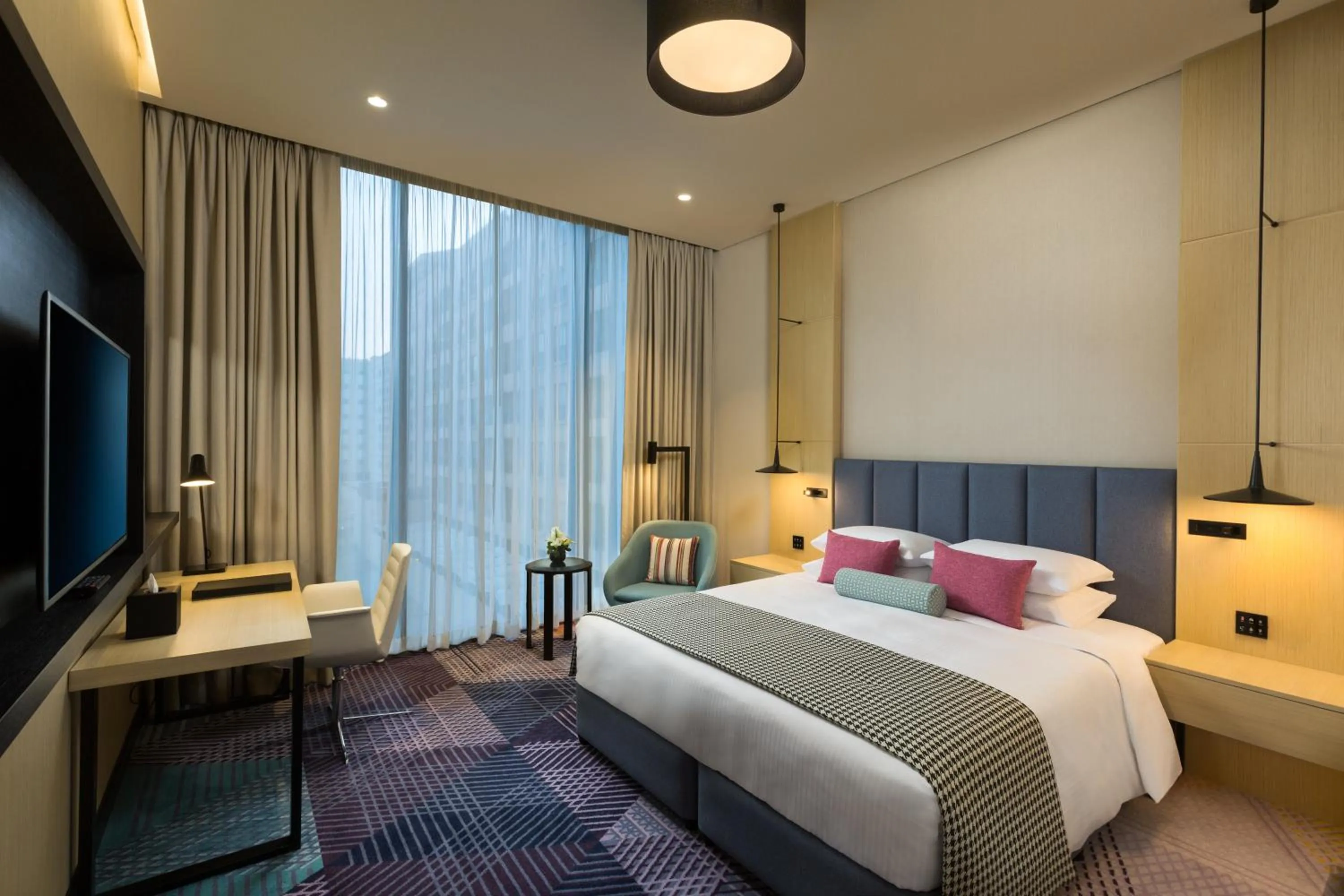 Bedroom, Bed in Millennium Al Barsha