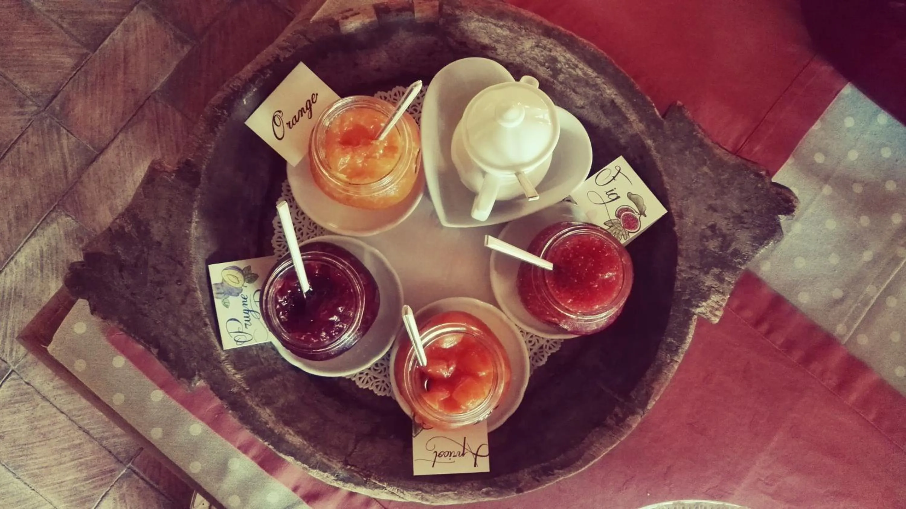 Food in Musella Winery & Relais