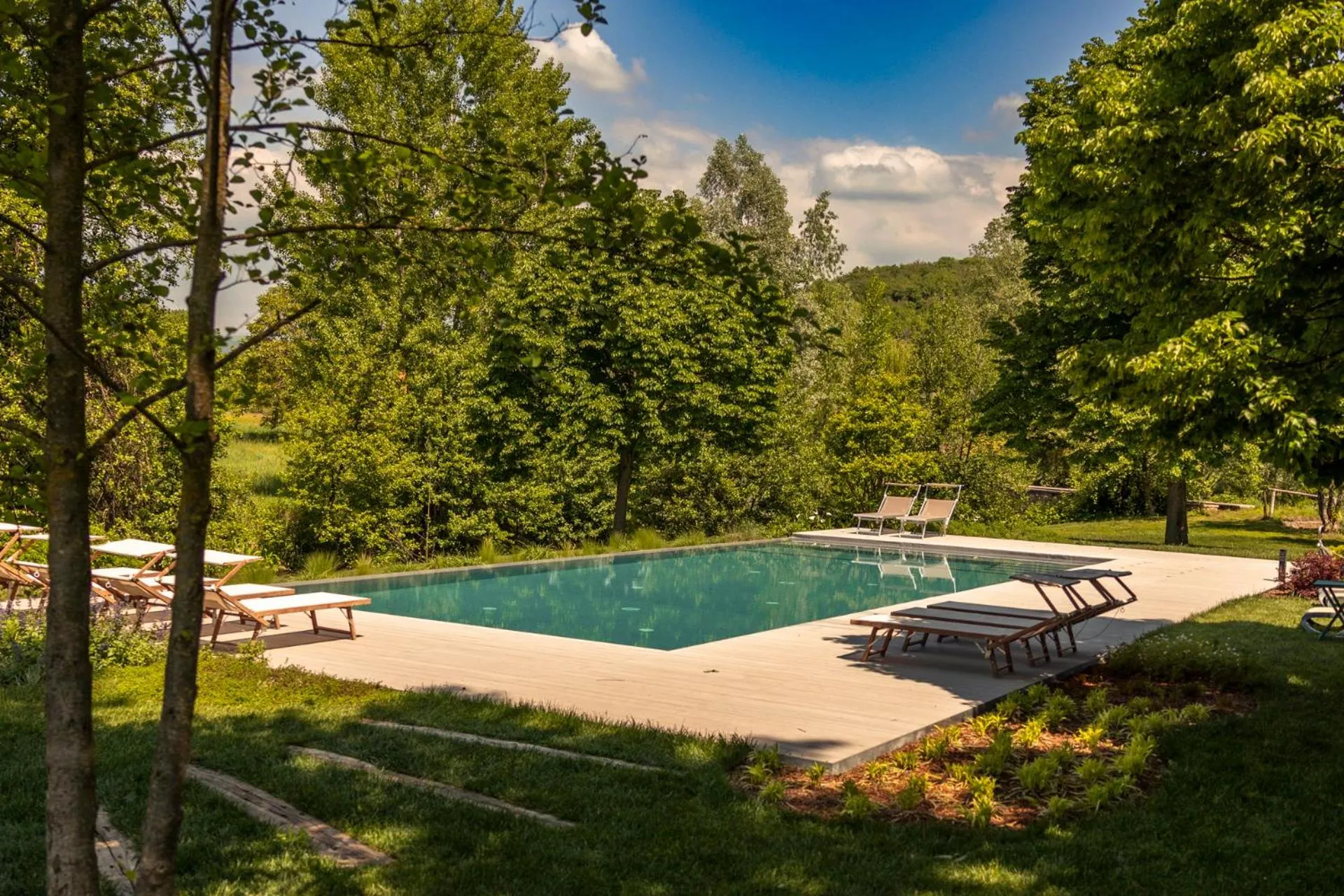 Swimming pool in Musella Winery & Relais